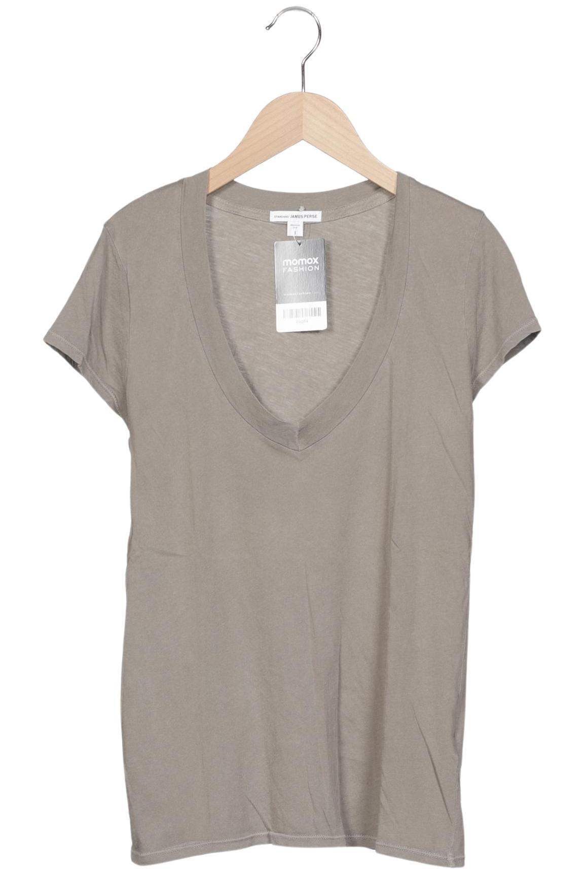 

James Perse Damen T-Shirt, grau, Gr. 36