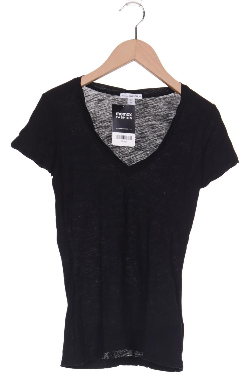 

James Perse Damen T-Shirt, schwarz