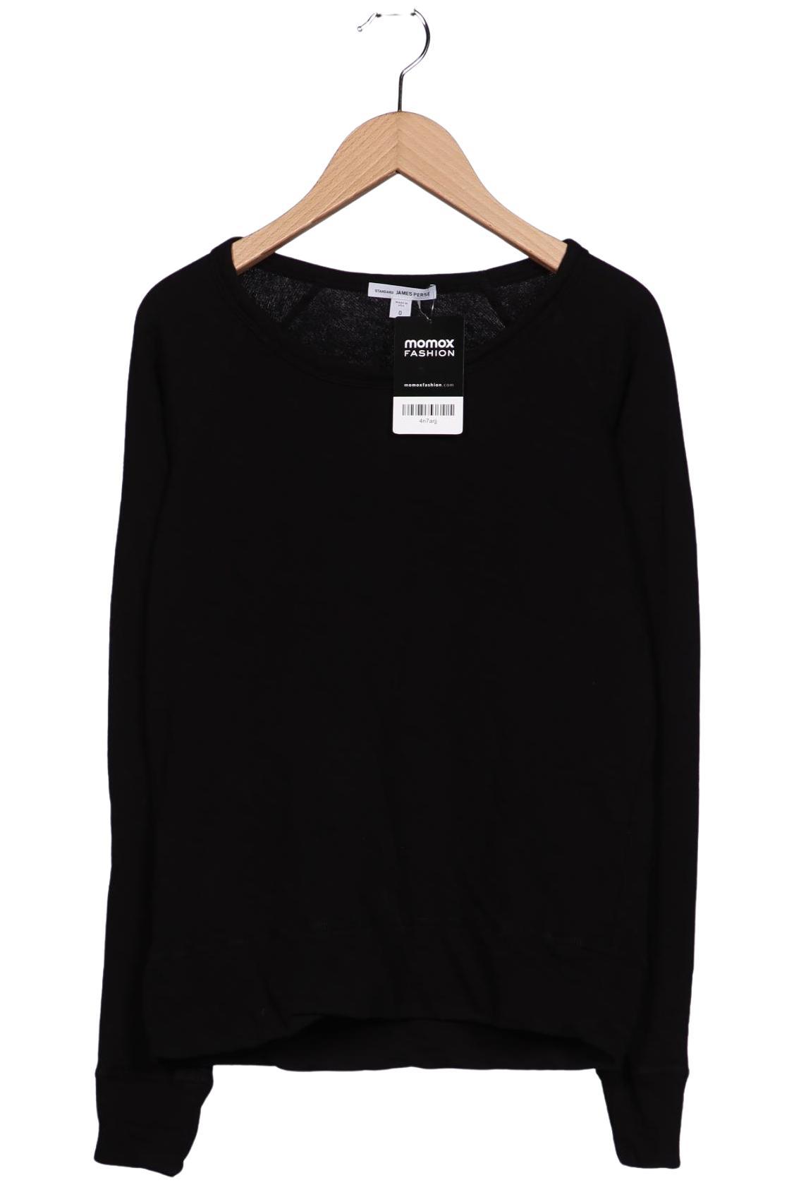 

James Perse Damen Sweatshirt, schwarz, Gr. 0