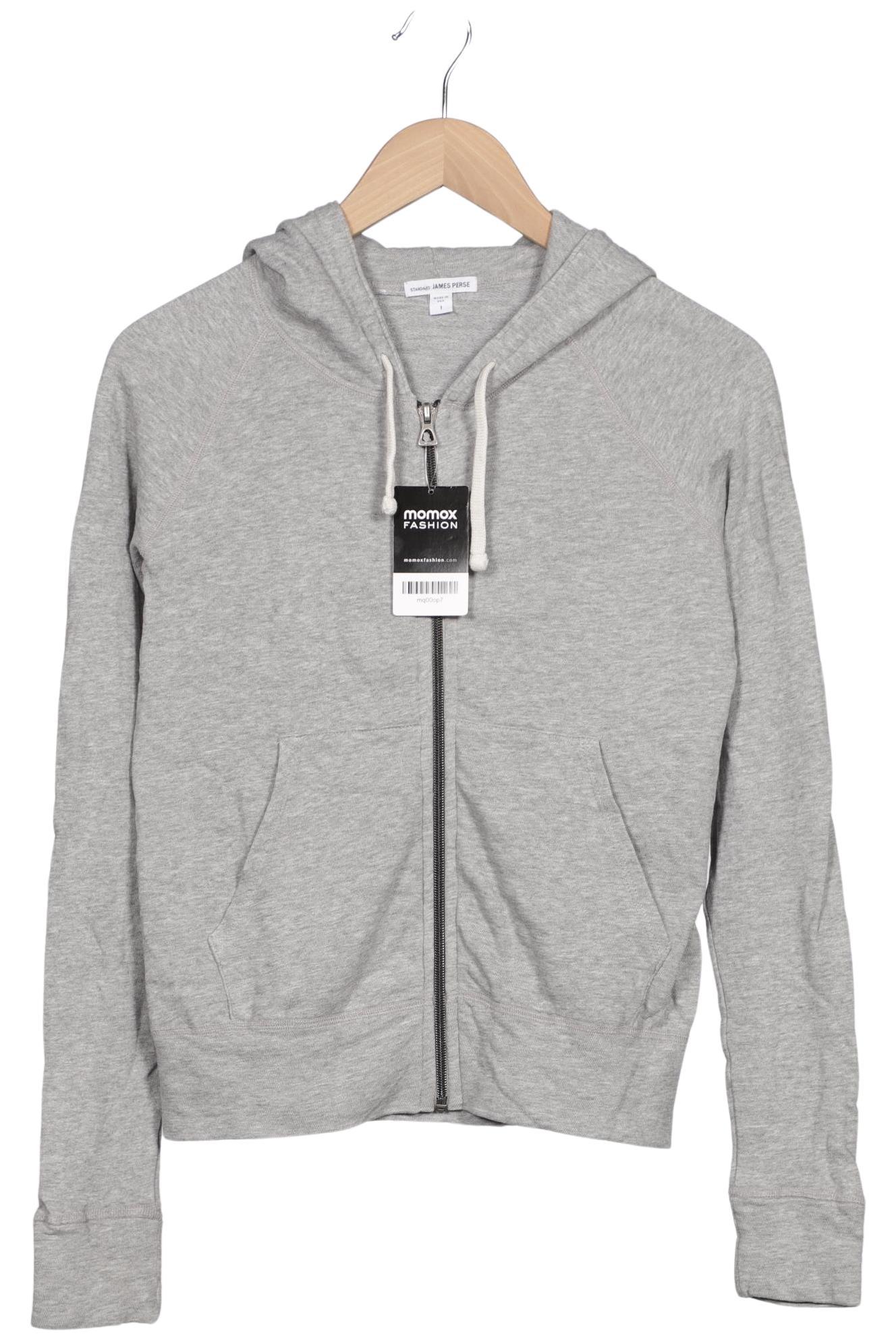 

James Perse Damen Kapuzenpullover, grau, Gr. 36