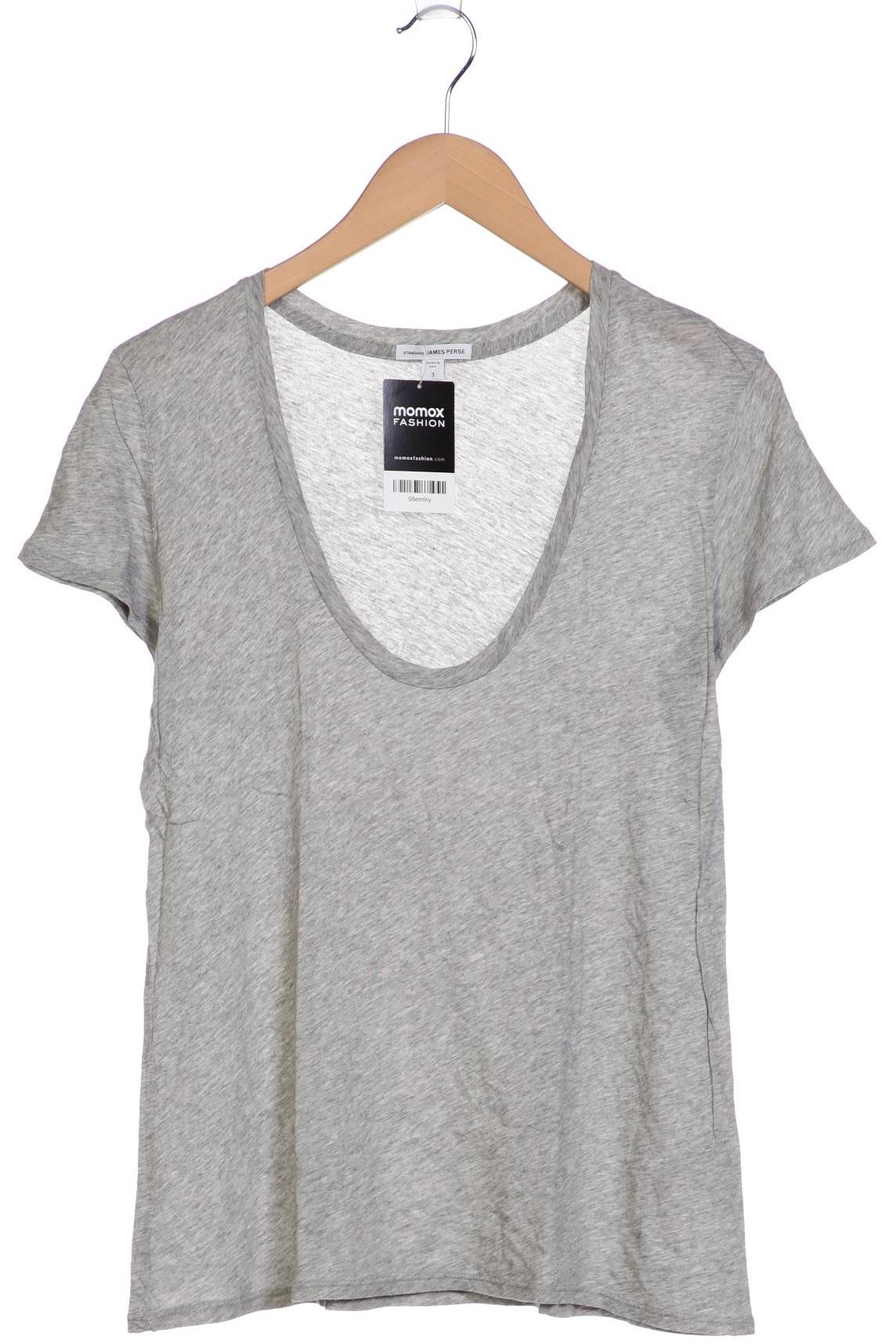 

James Perse Damen T-Shirt, grau, Gr. 42