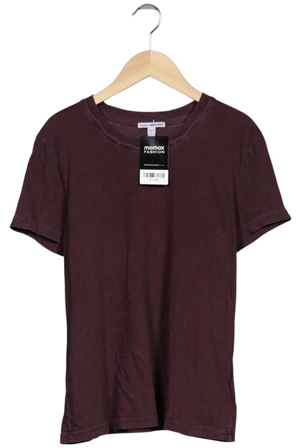 

James Perse Damen T-Shirt, bordeaux, Gr. 36