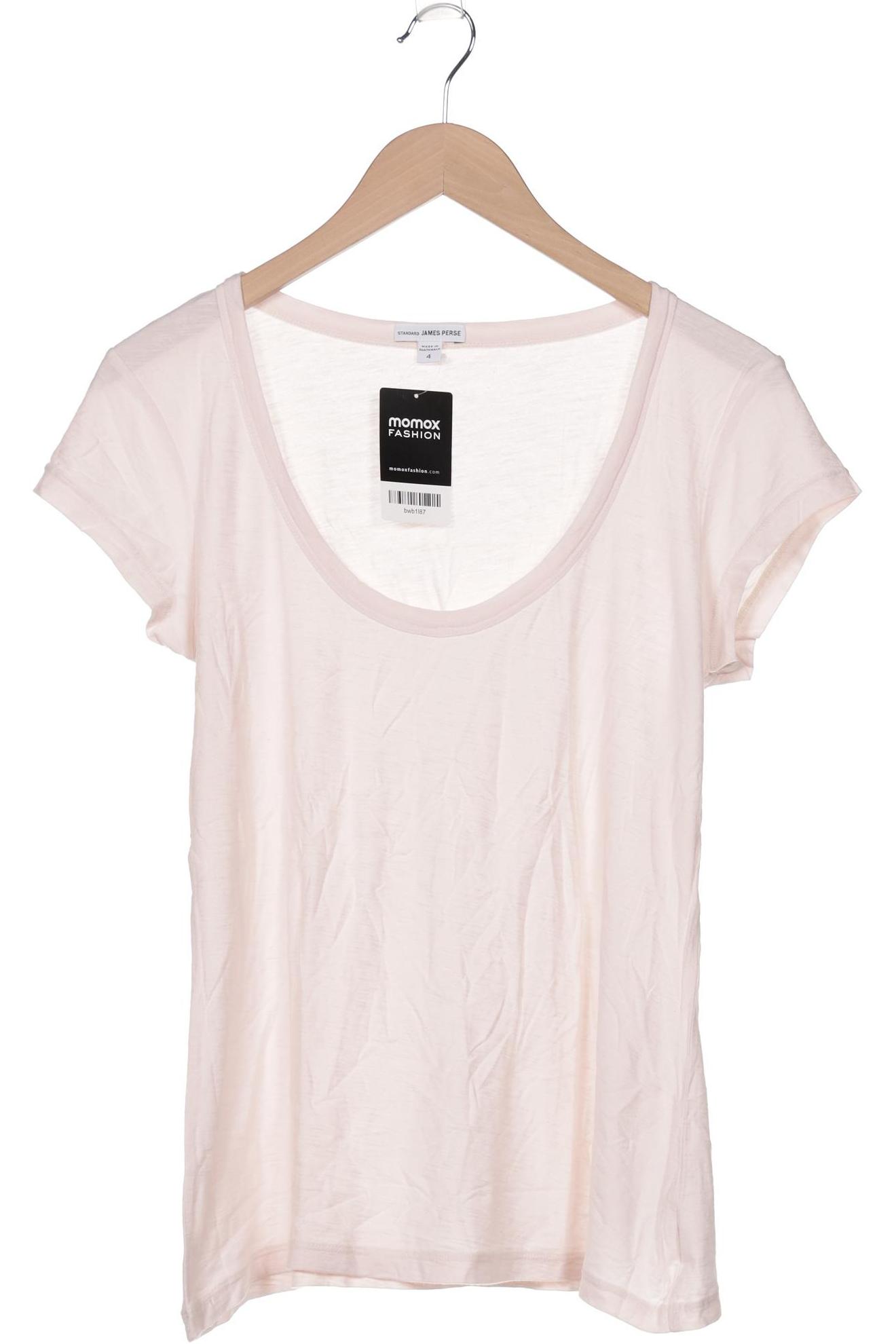 

James Perse Damen T-Shirt, pink, Gr. 4