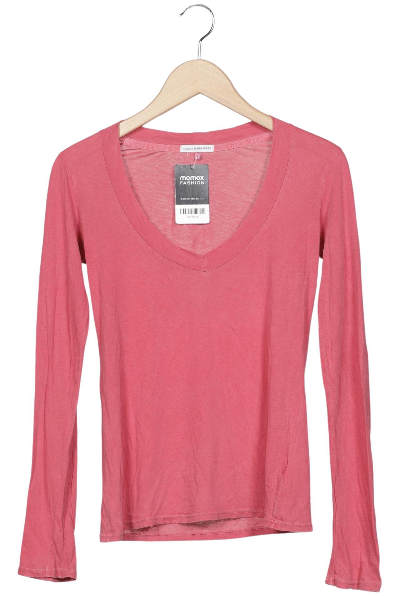 

James Perse Damen Langarmshirt, pink, Gr. 36