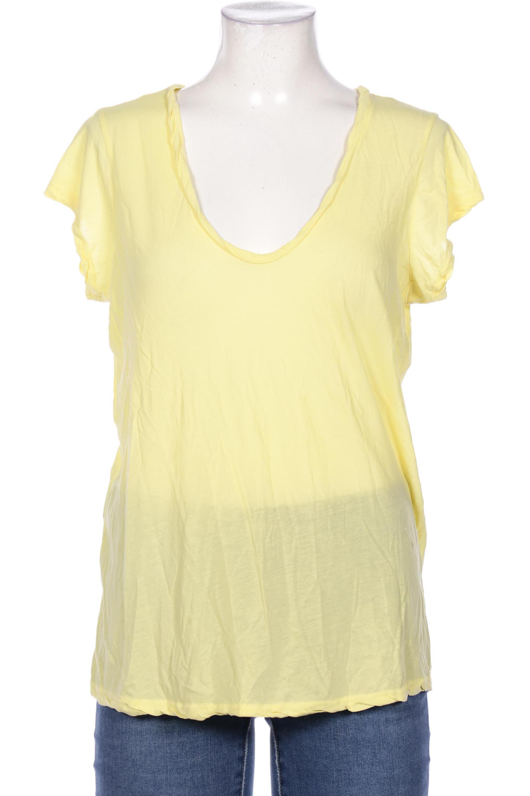 

James Perse Damen T-Shirt, gelb, Gr. 42