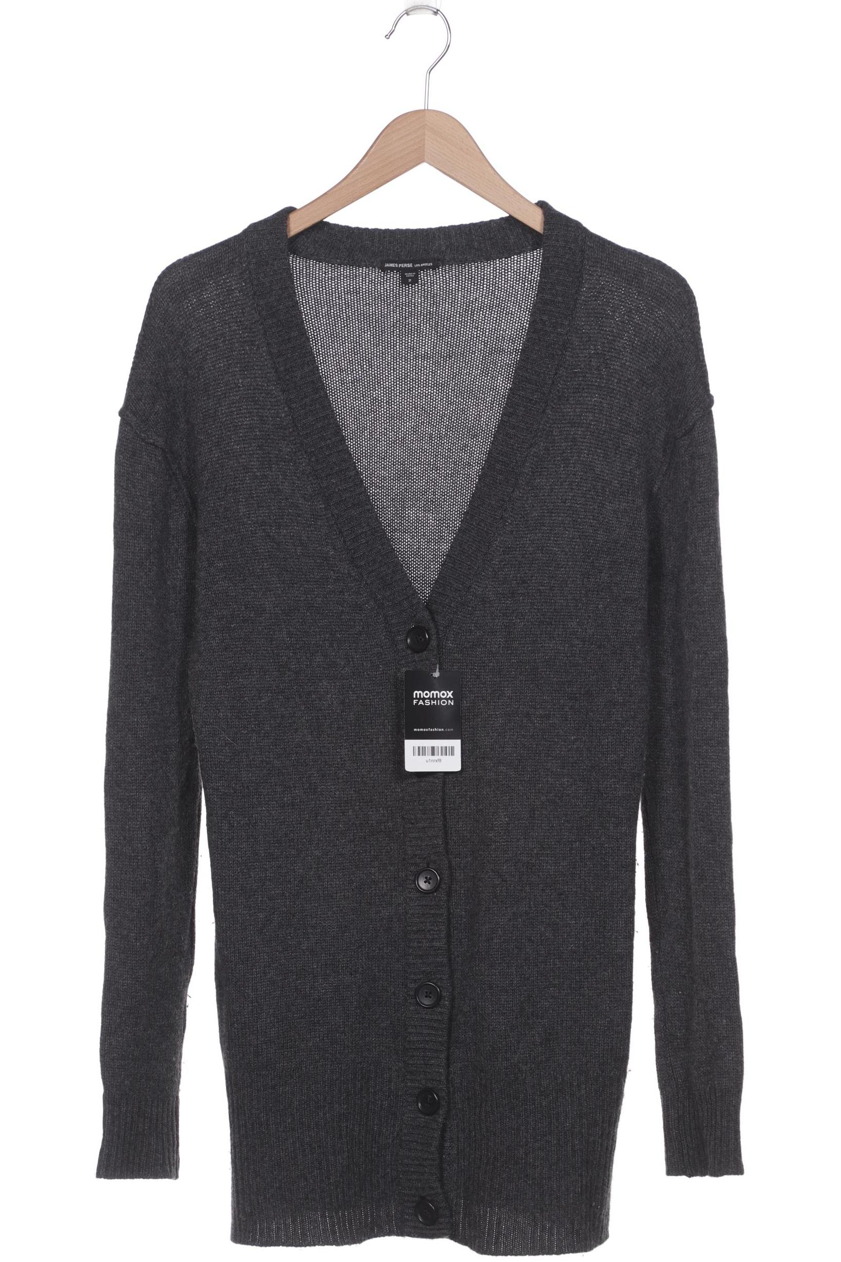

James Perse Damen Strickjacke, grau, Gr. 2