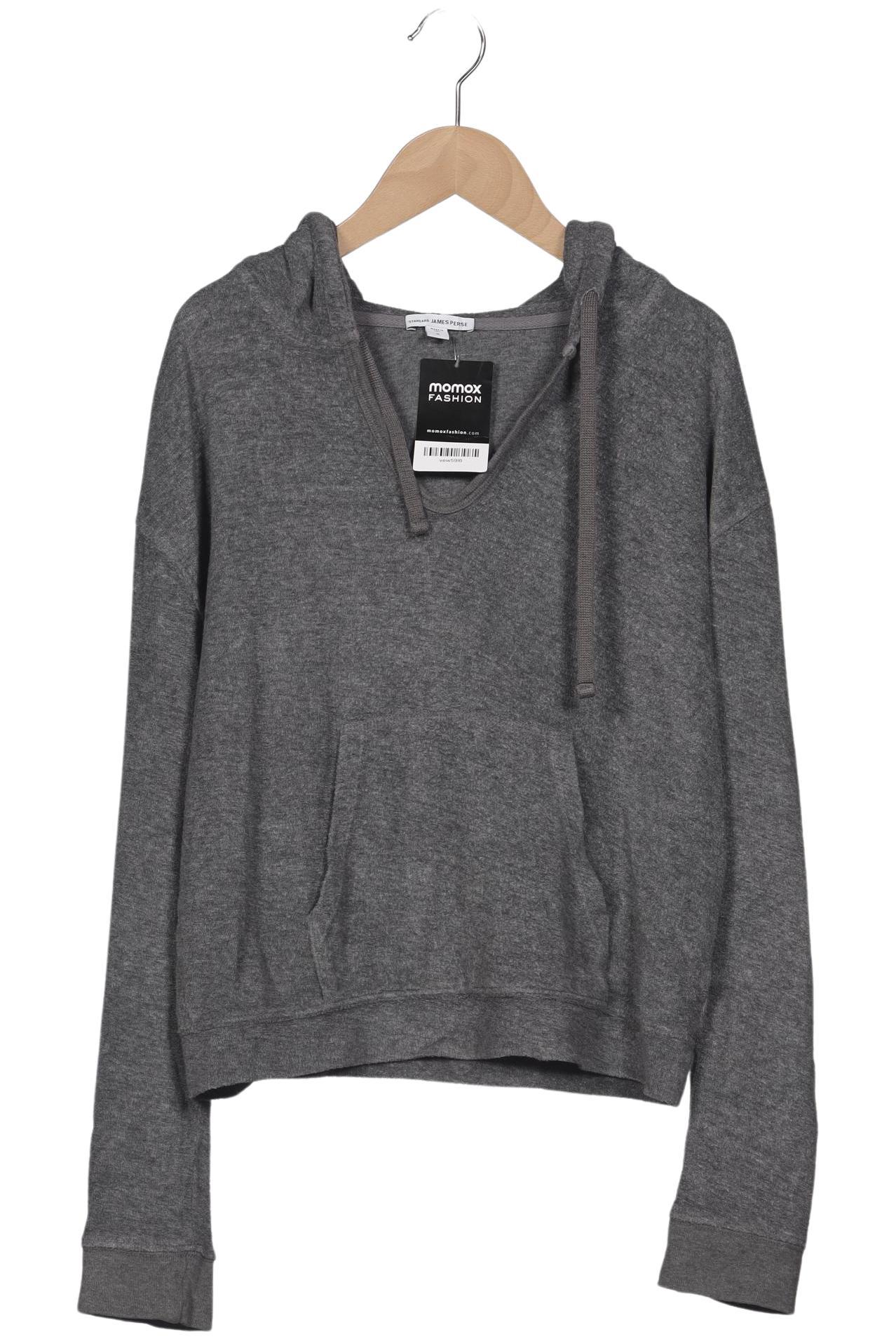 

James Perse Damen Kapuzenpullover, grau, Gr. 42