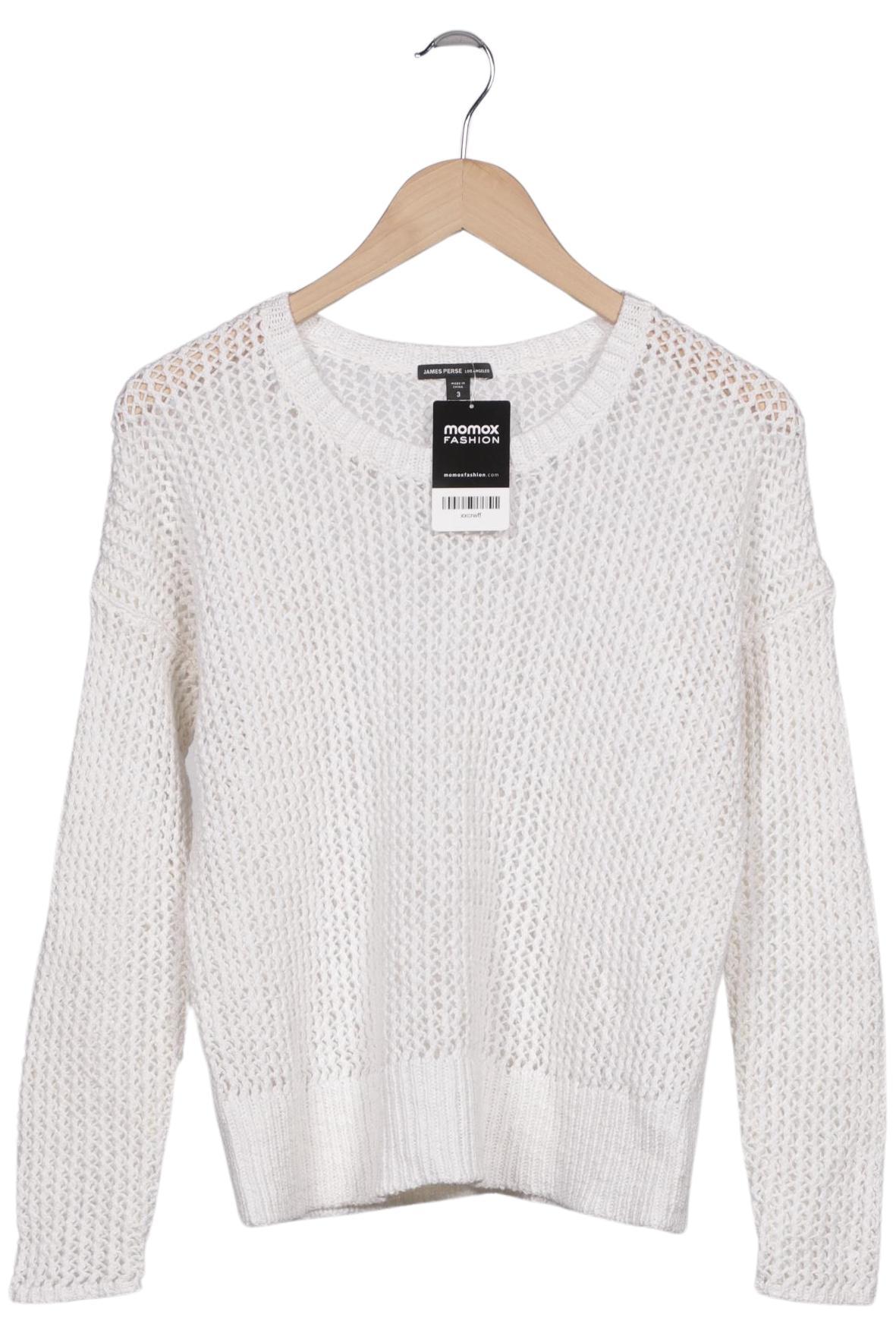 

James Perse Damen Pullover, weiß, Gr. 42