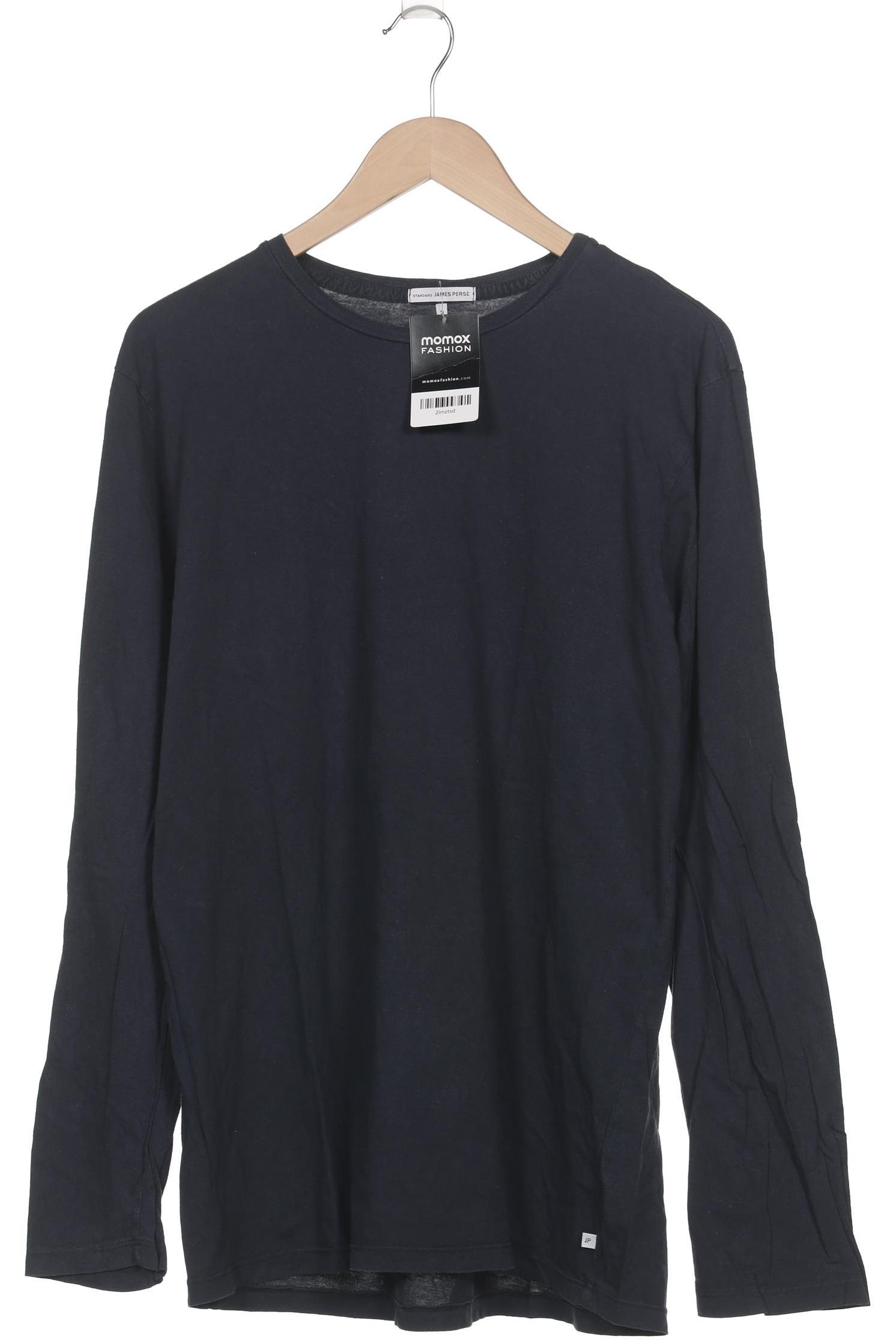 

James Perse Herren Langarmshirt, marineblau, Gr. 52