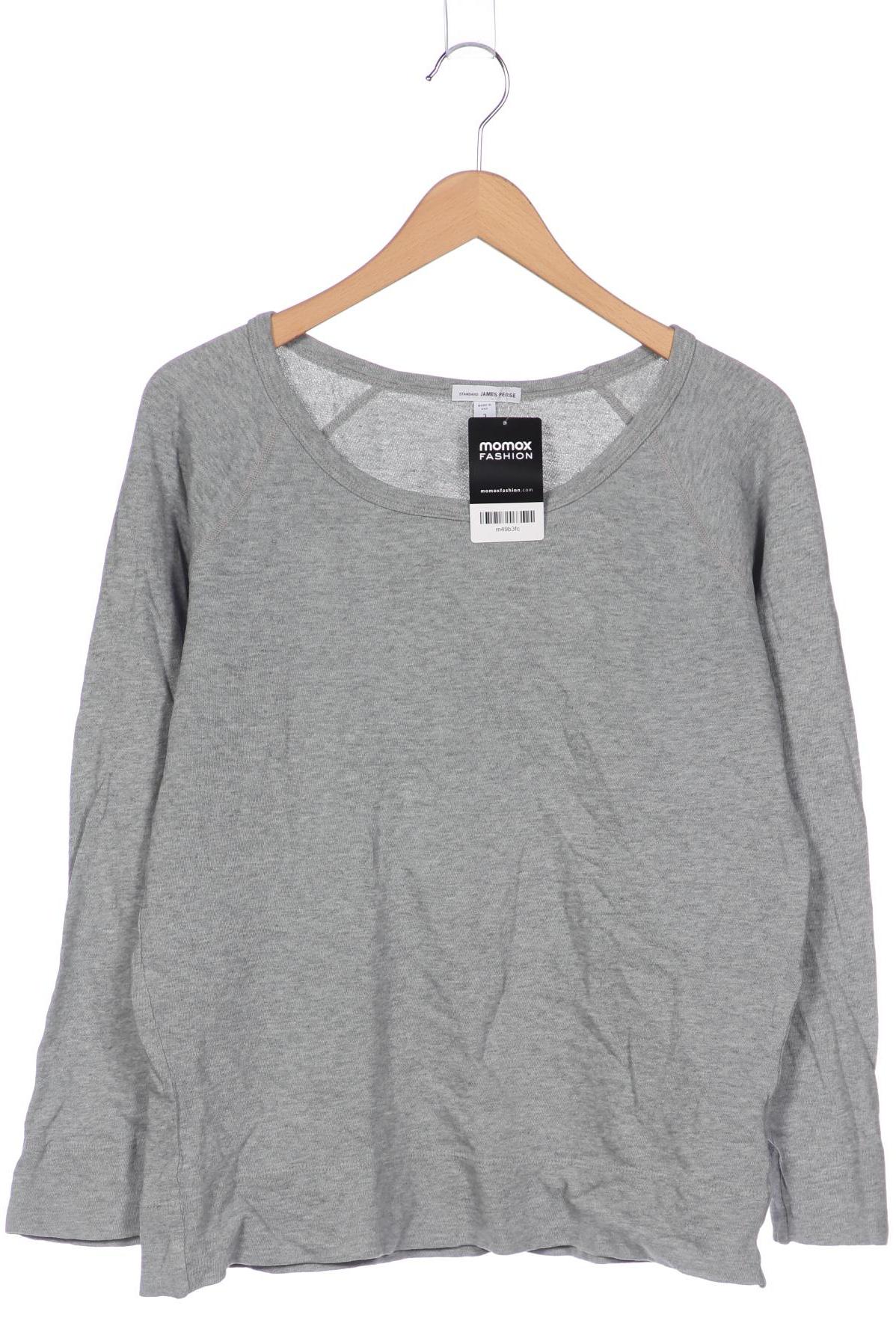 

James Perse Herren Langarmshirt, grau, Gr. 52