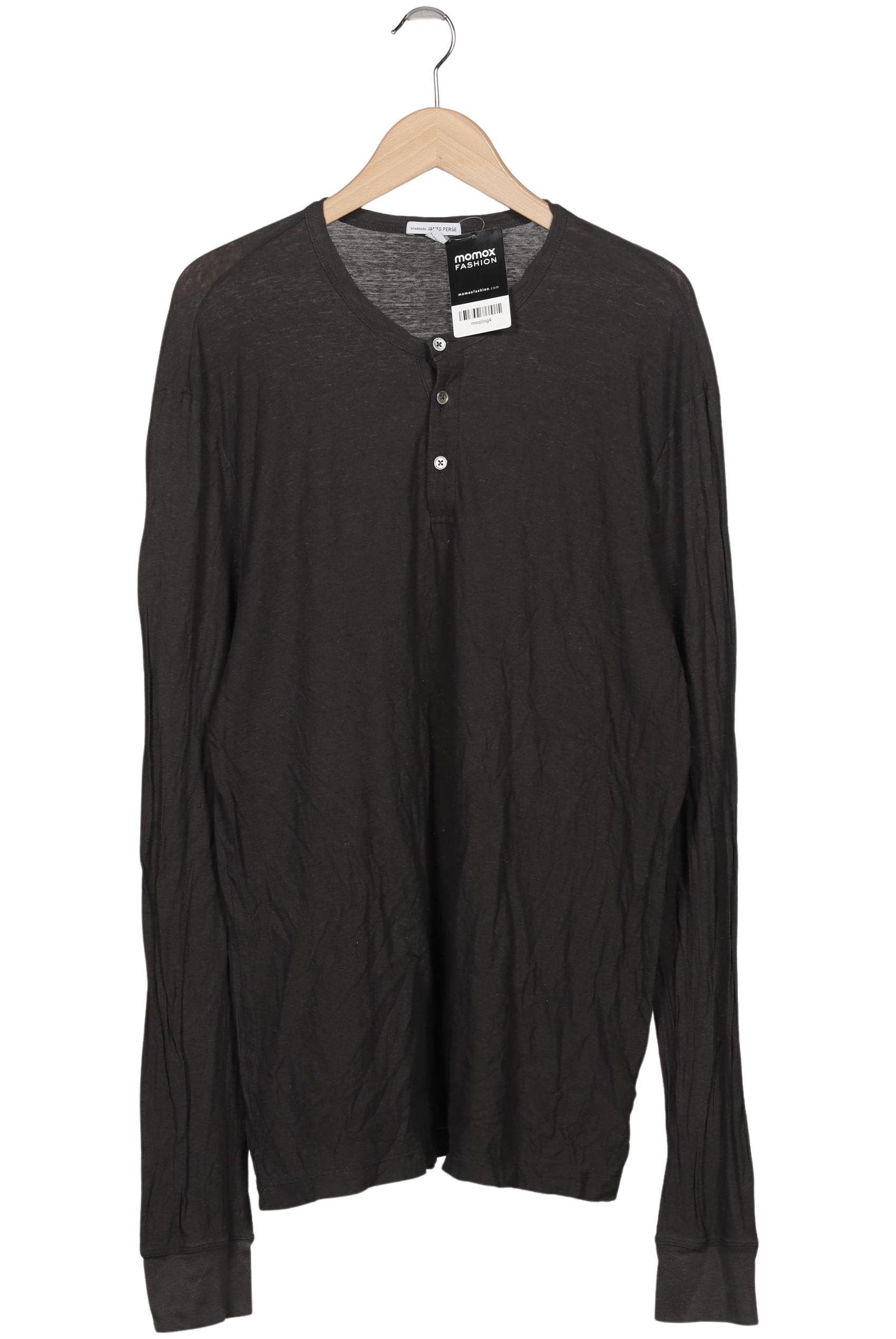 

James Perse Herren Langarmshirt, grau, Gr. 54