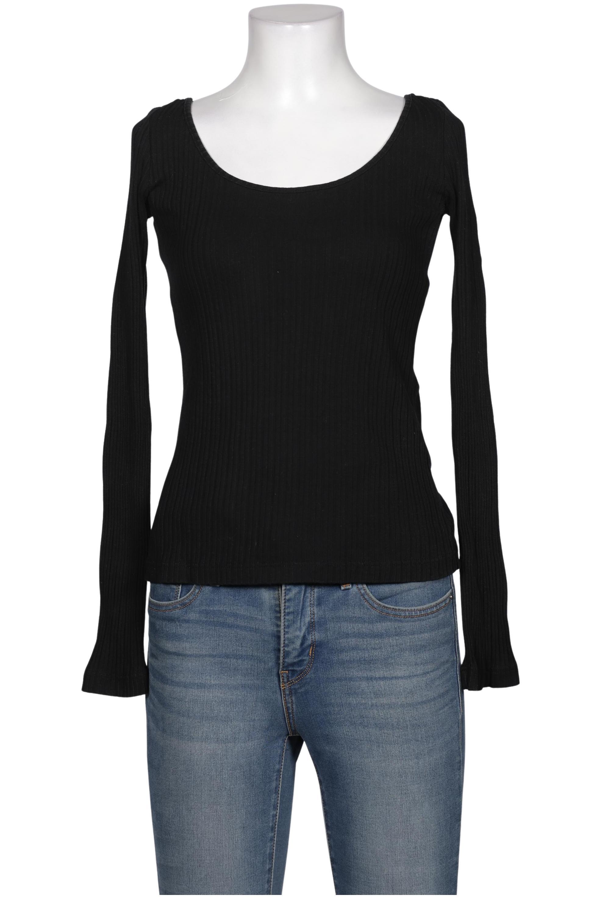 

Jan N June Damen Langarmshirt, schwarz, Gr. 38