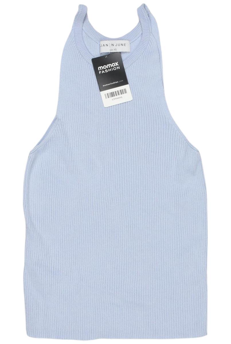 

Jan N June Damen Top, hellblau, Gr. 34