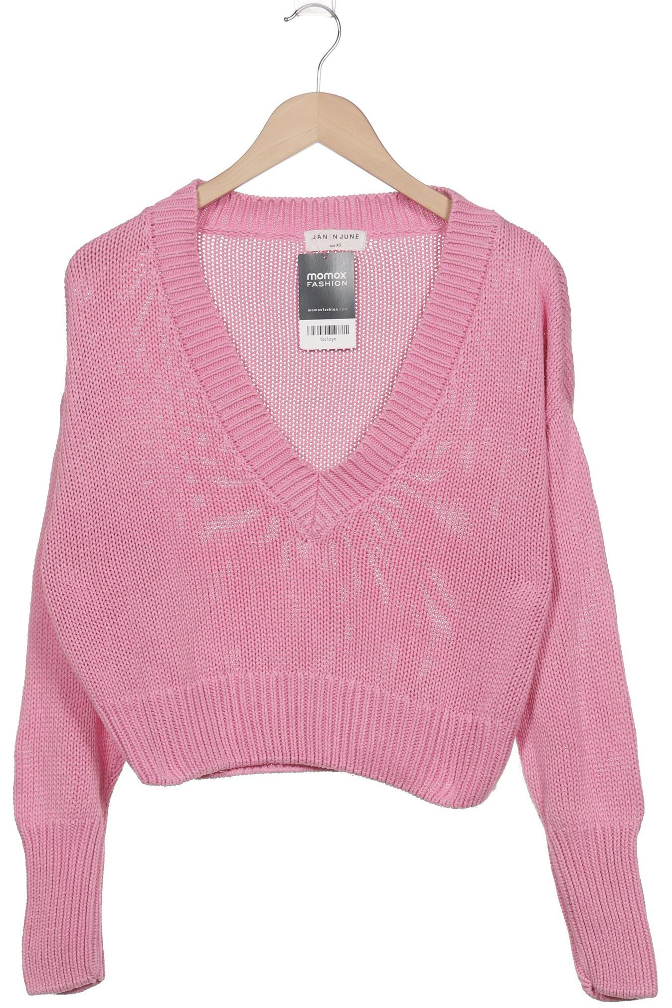 

Jan N June Damen Pullover, pink, Gr. 34