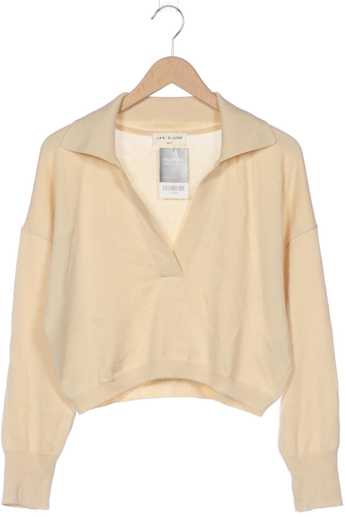 

Jan N June Damen Pullover, cremeweiß, Gr. 36