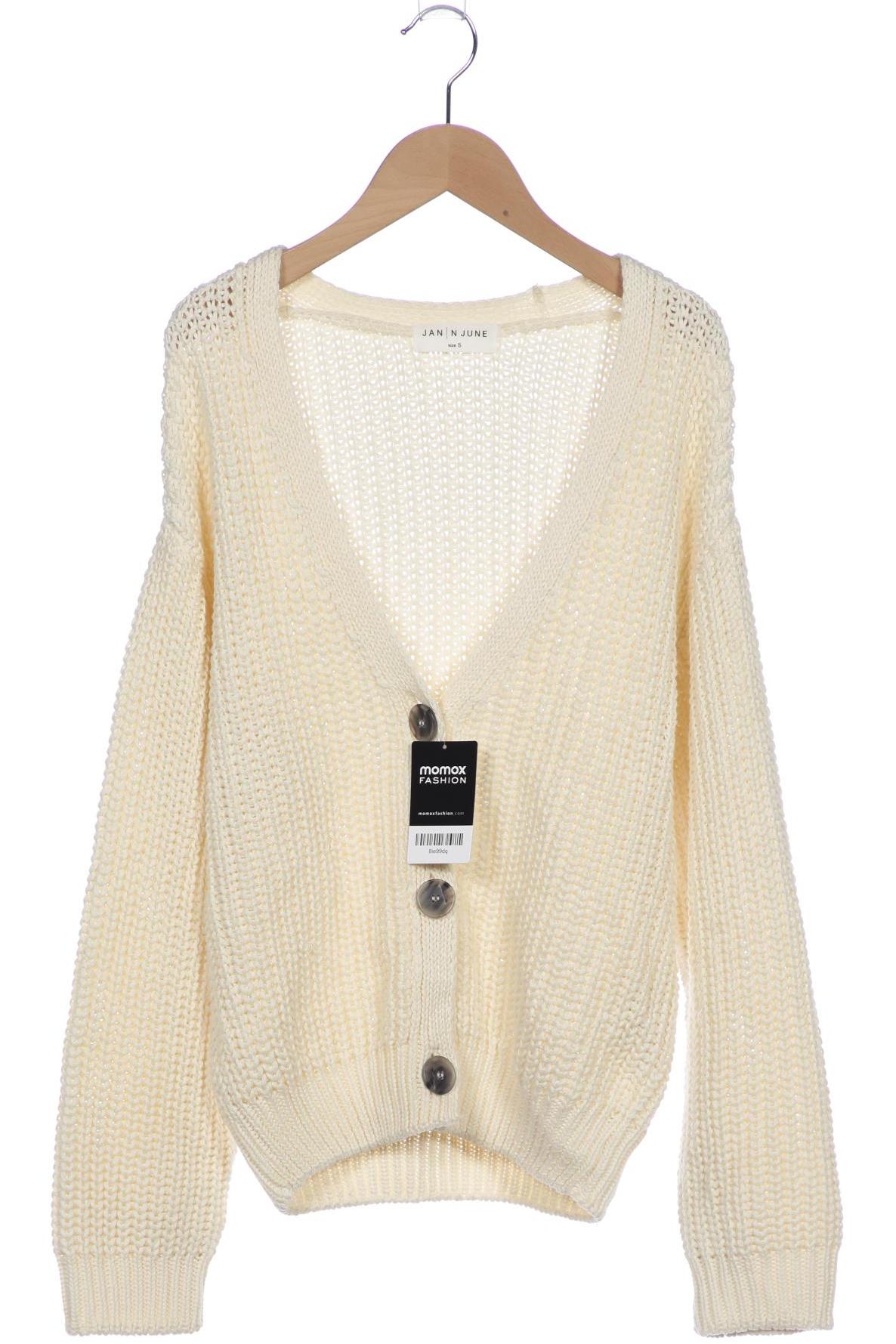 

Jan N June Damen Strickjacke, beige, Gr. 36