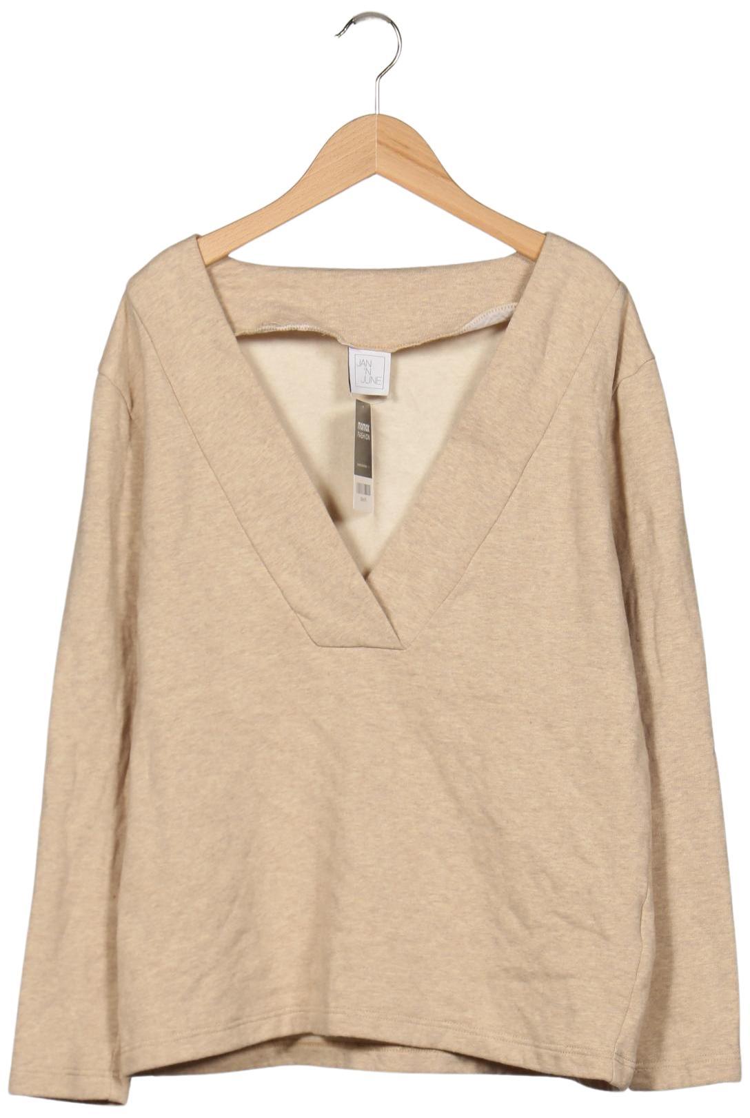 

Jan N June Damen Sweatshirt, beige, Gr. 38