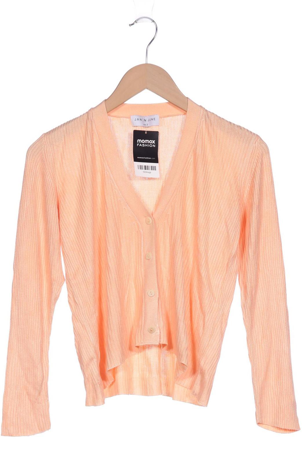 

Jan N June Damen Strickjacke, orange, Gr. 36