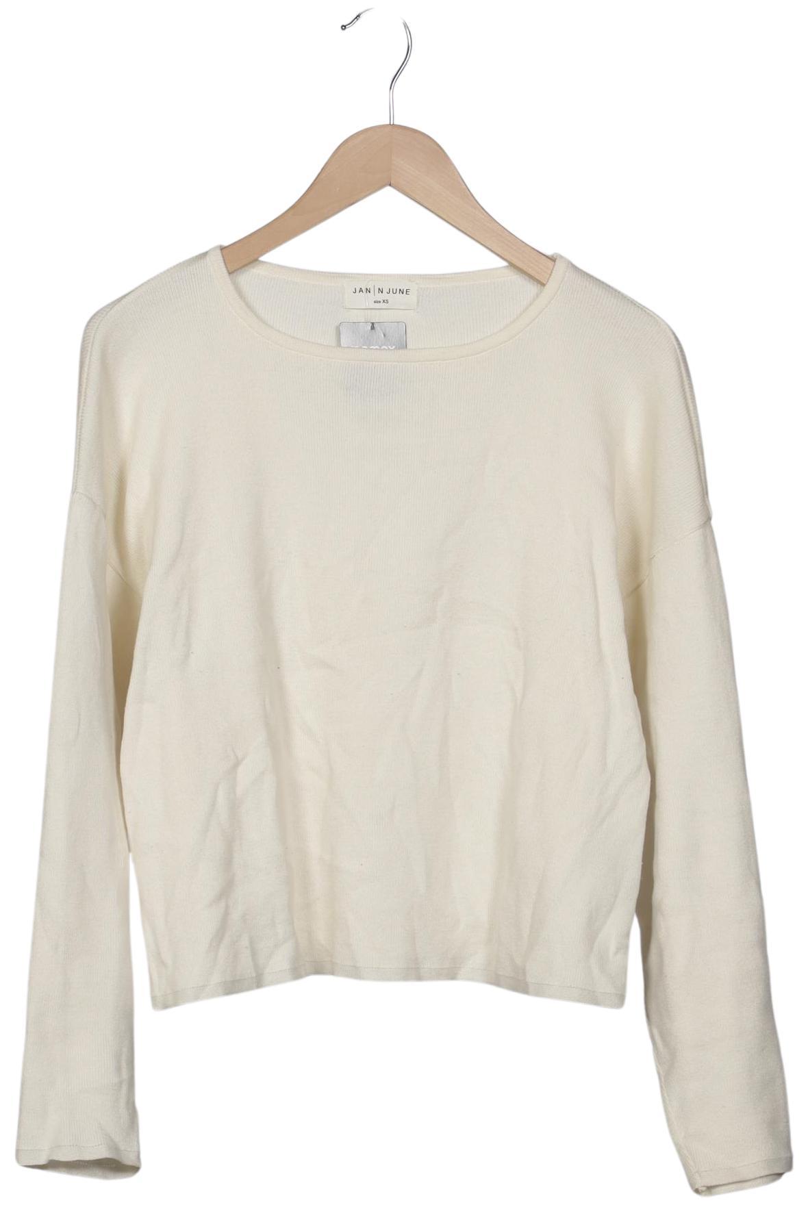 

Jan N June Damen Pullover, cremeweiß, Gr. 34