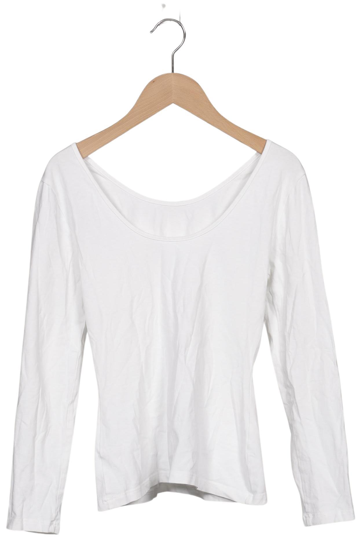 

Jan N June Damen Langarmshirt, weiß, Gr. 36