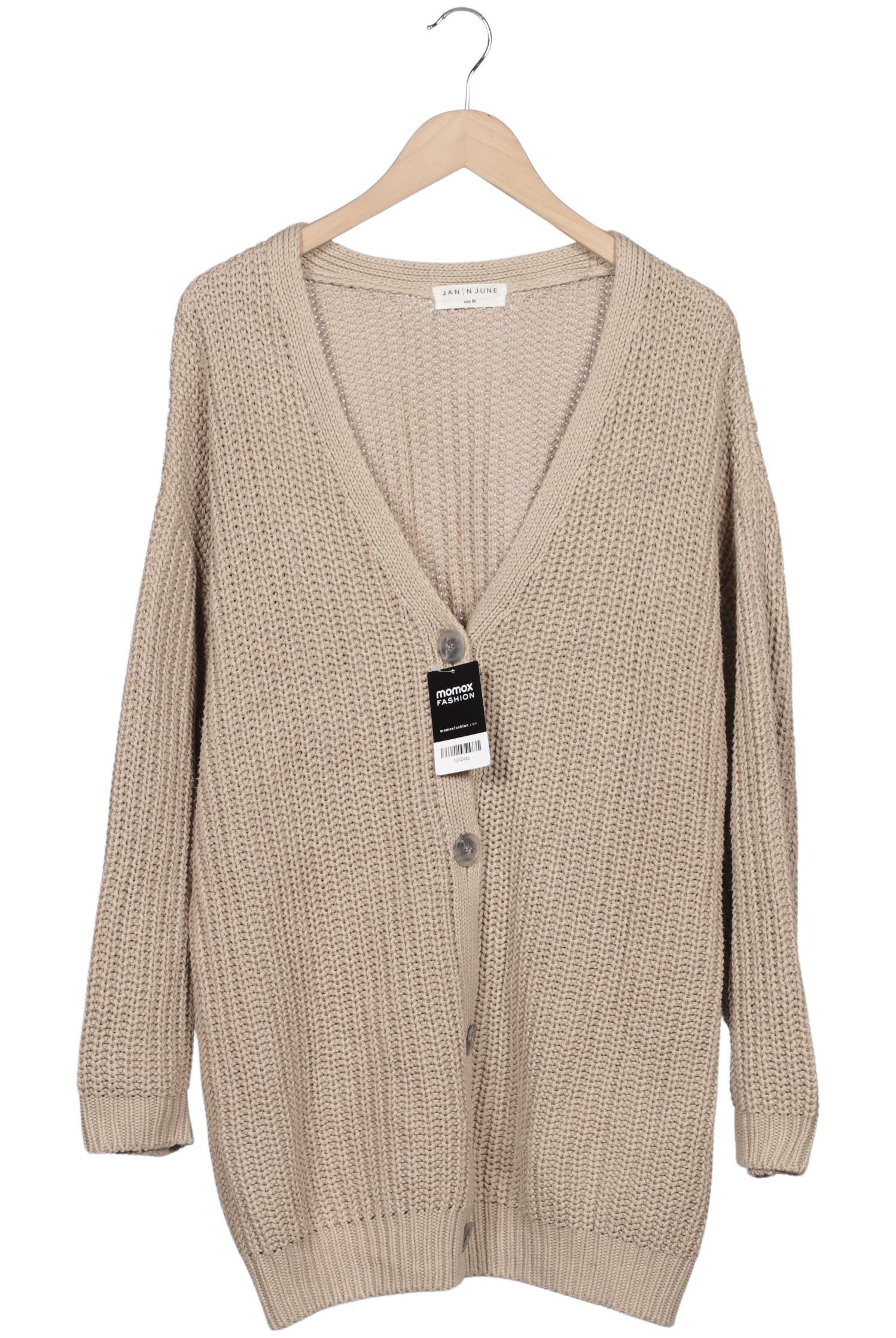 

Jan N June Damen Strickjacke, beige, Gr. 38