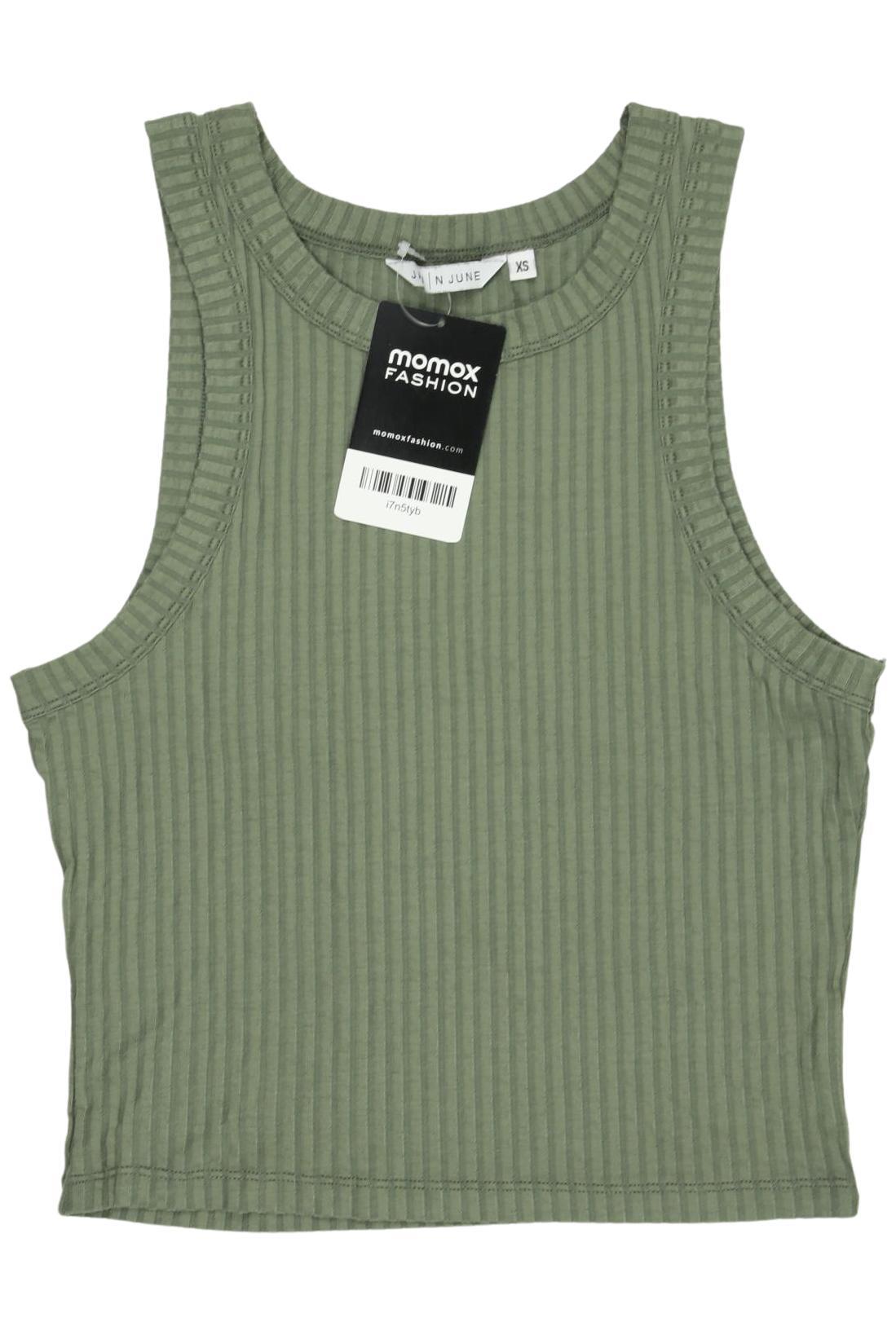 

Jan N June Damen Top, grün, Gr. 34