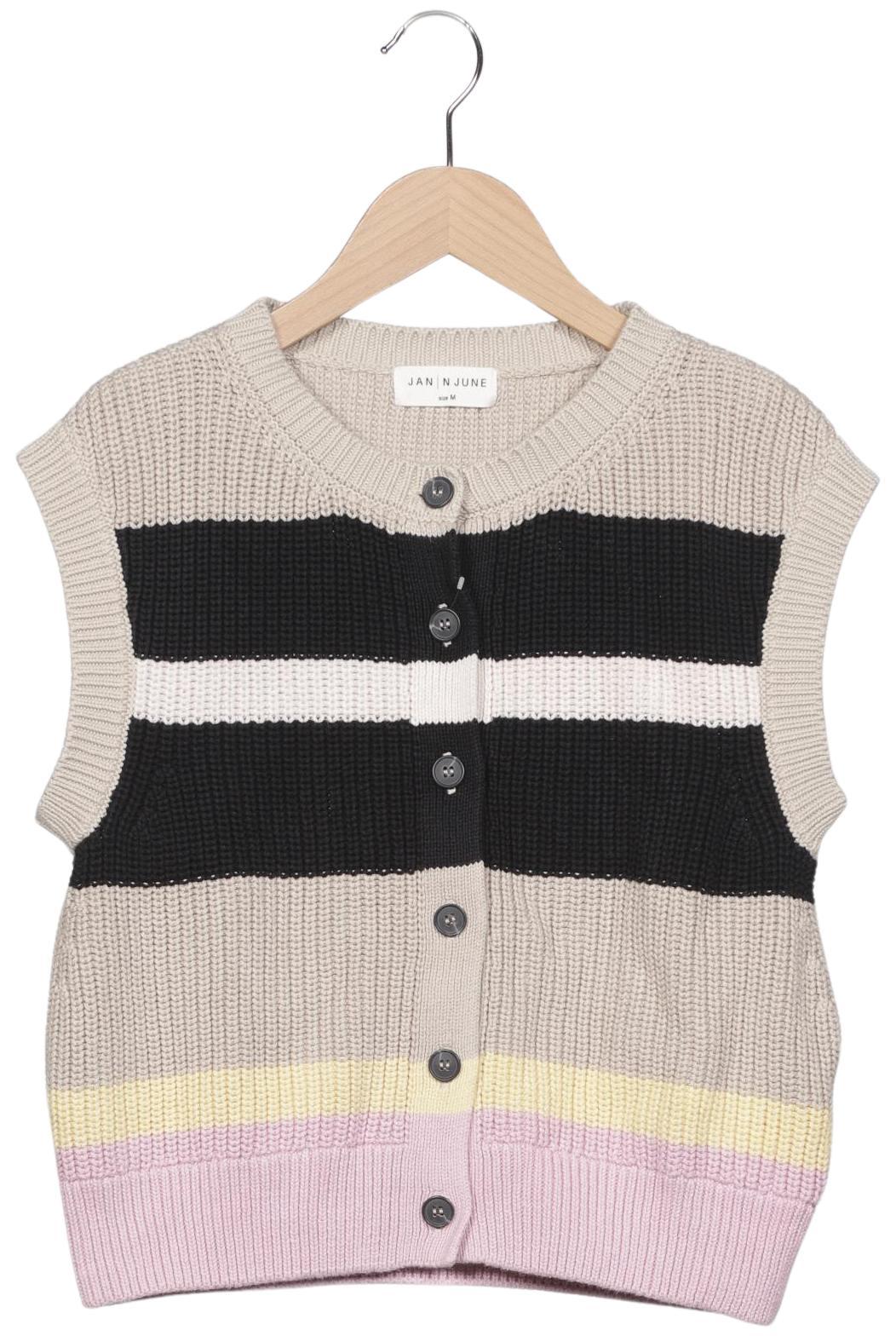 

Jan N June Damen Strickjacke, mehrfarbig, Gr. 38