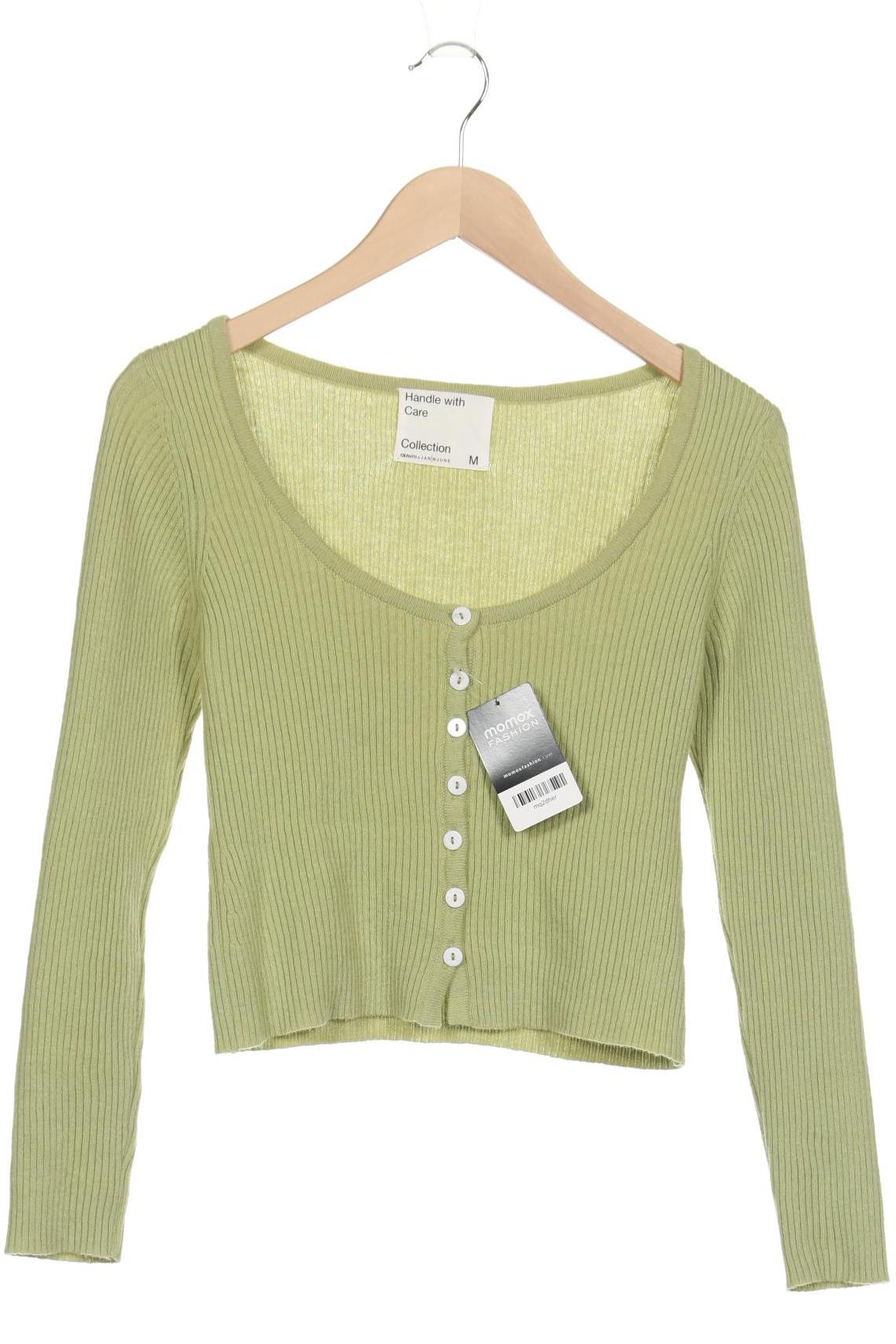 

Jan N June Damen Strickjacke, hellgrün, Gr. 38