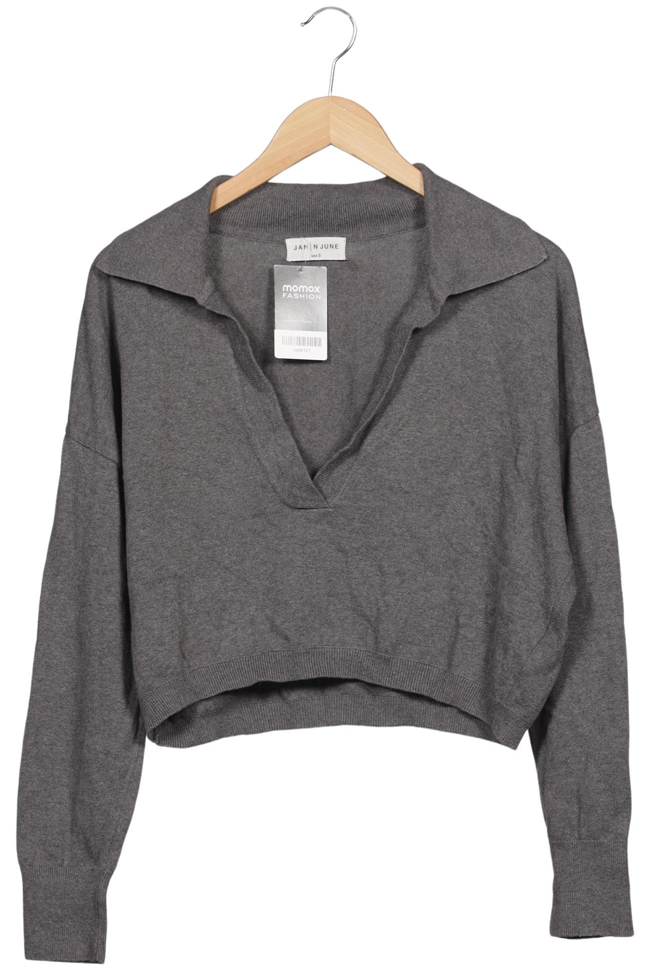 

Jan N June Damen Pullover, grau, Gr. 36