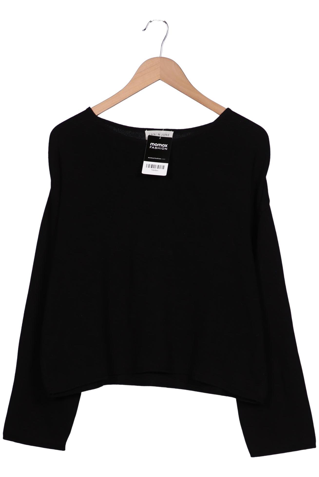 

Jan N June Damen Pullover, schwarz, Gr. 38