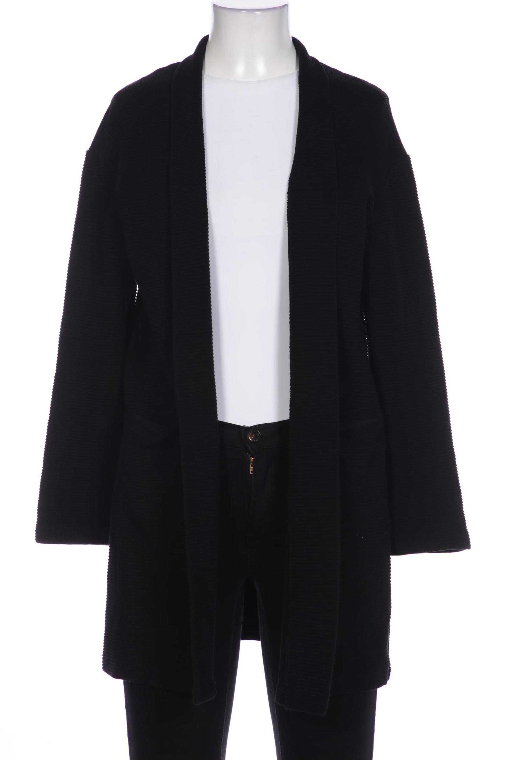 

Jan N June Damen Strickjacke, schwarz, Gr. 38