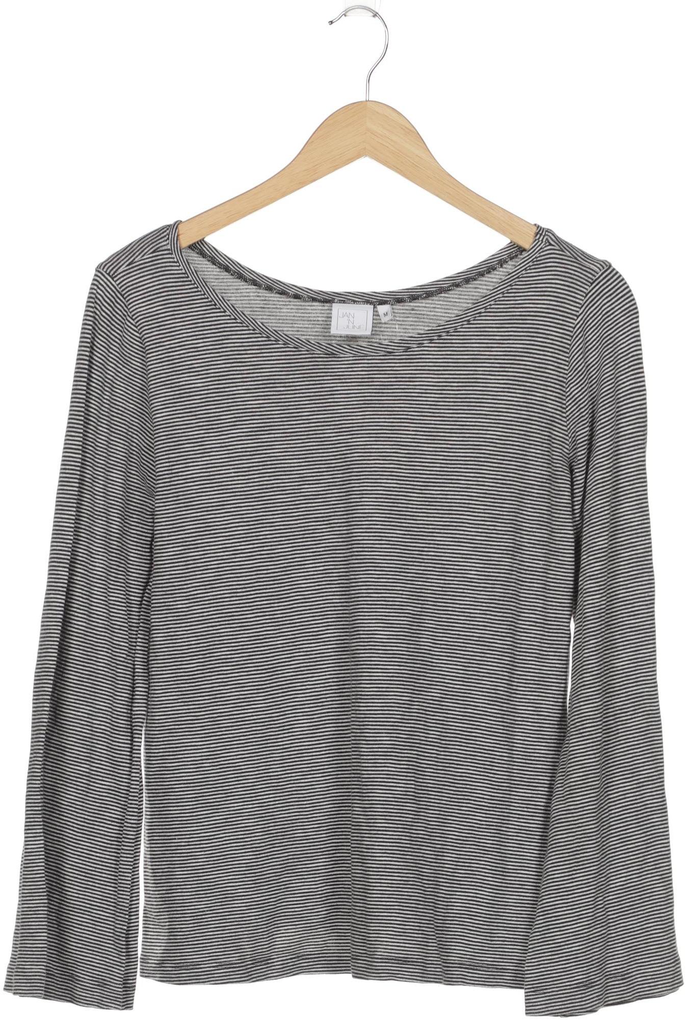 

Jan N June Damen Langarmshirt, schwarz, Gr. 38
