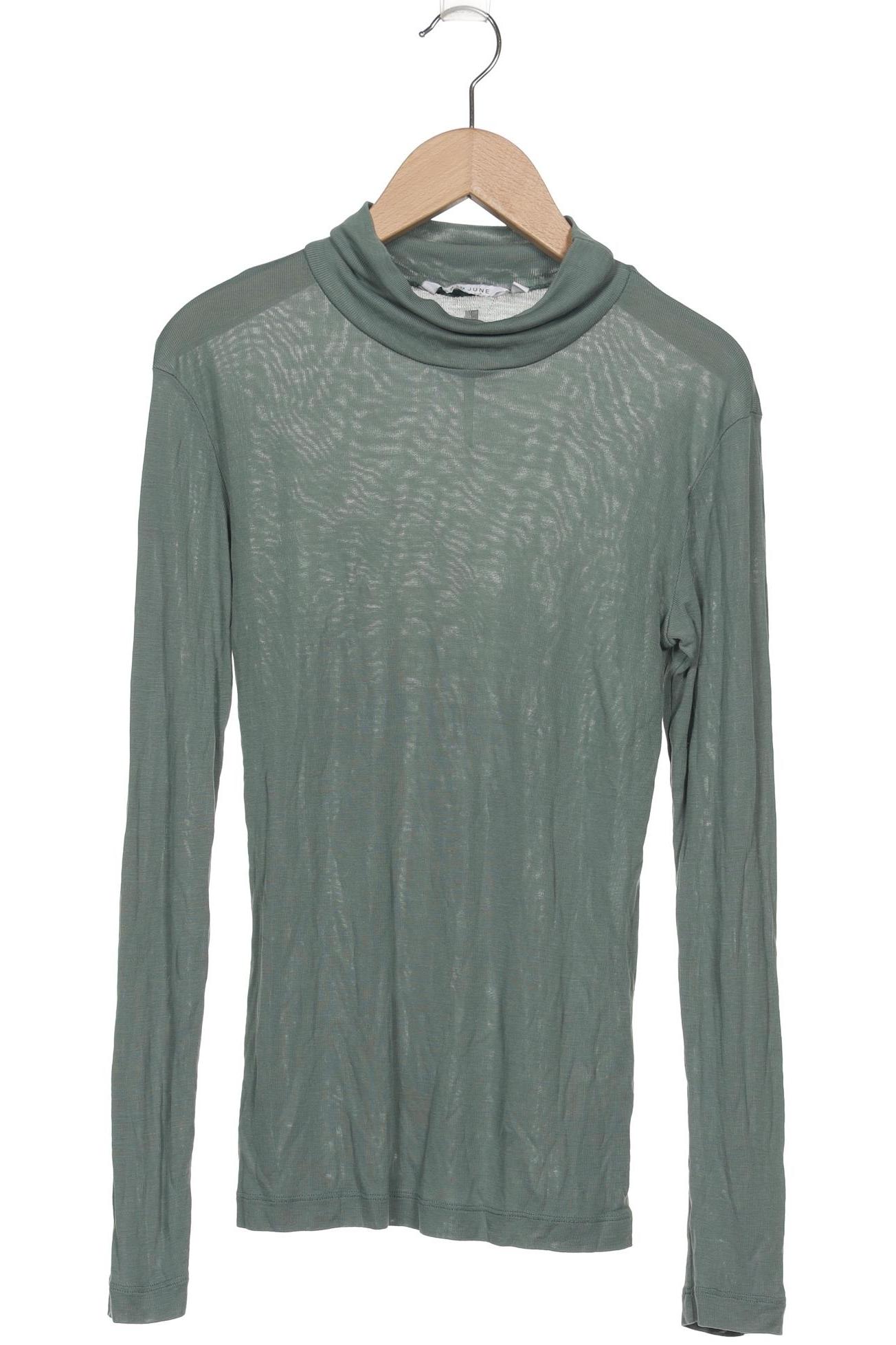 

Jan N June Damen Langarmshirt, türkis, Gr. 38