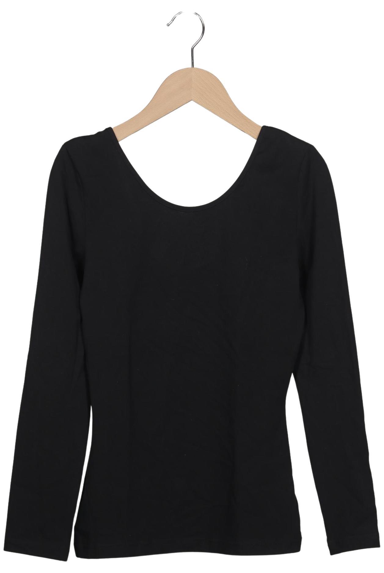 

Jan N June Damen Langarmshirt, schwarz, Gr. 36