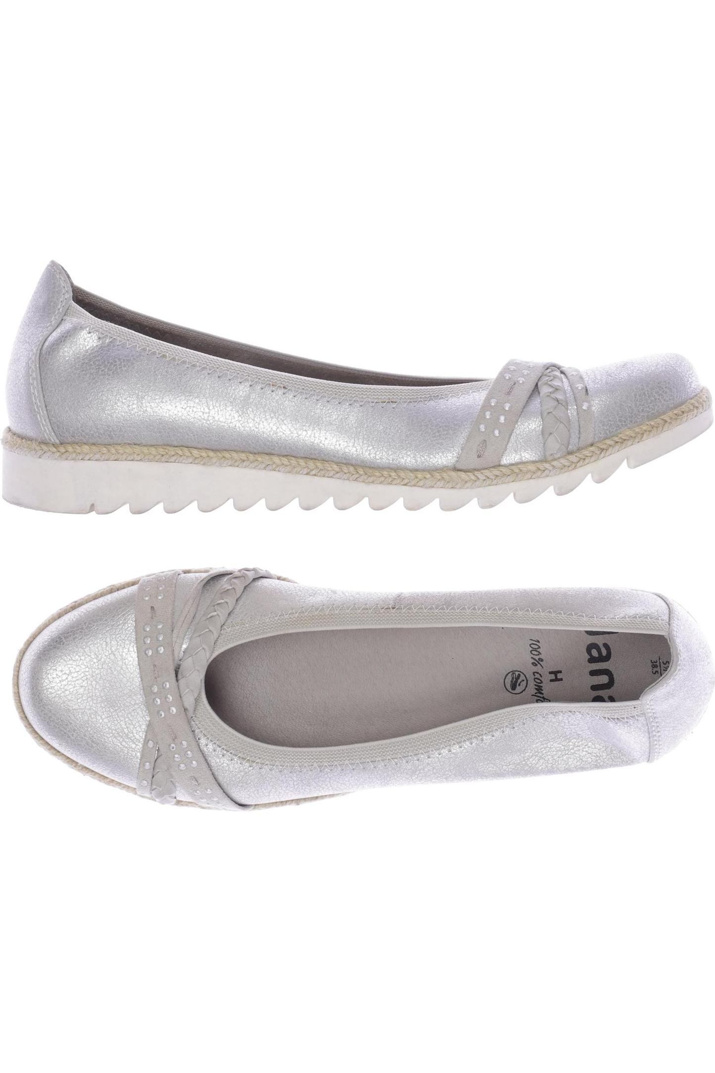 

Jana Damen Ballerinas, silber, Gr. 38.5