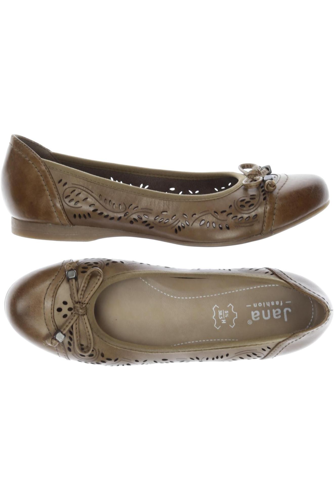 

Jana Damen Ballerinas, braun, Gr. 38.5