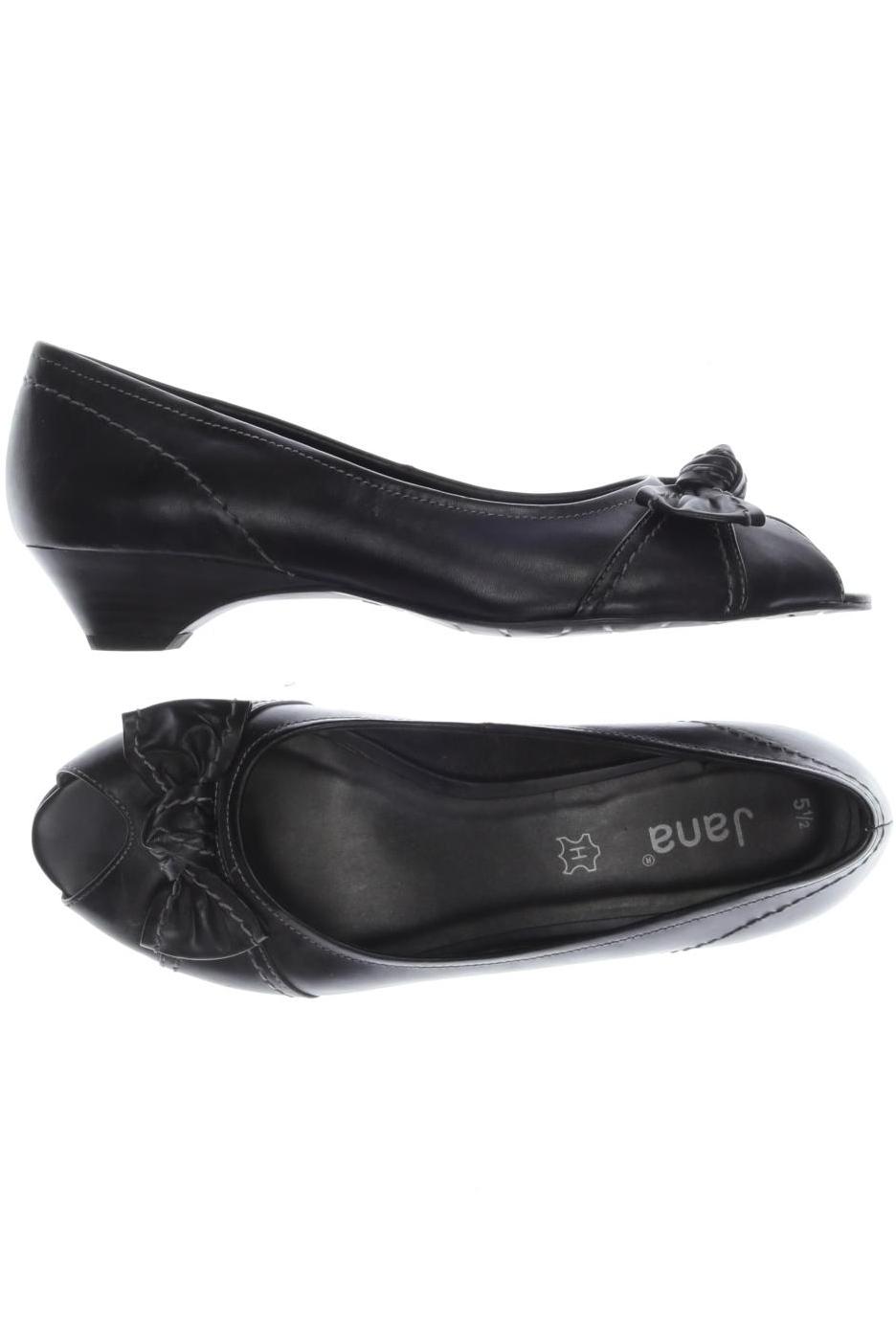 

Jana Damen Ballerinas, schwarz, Gr. 5.5