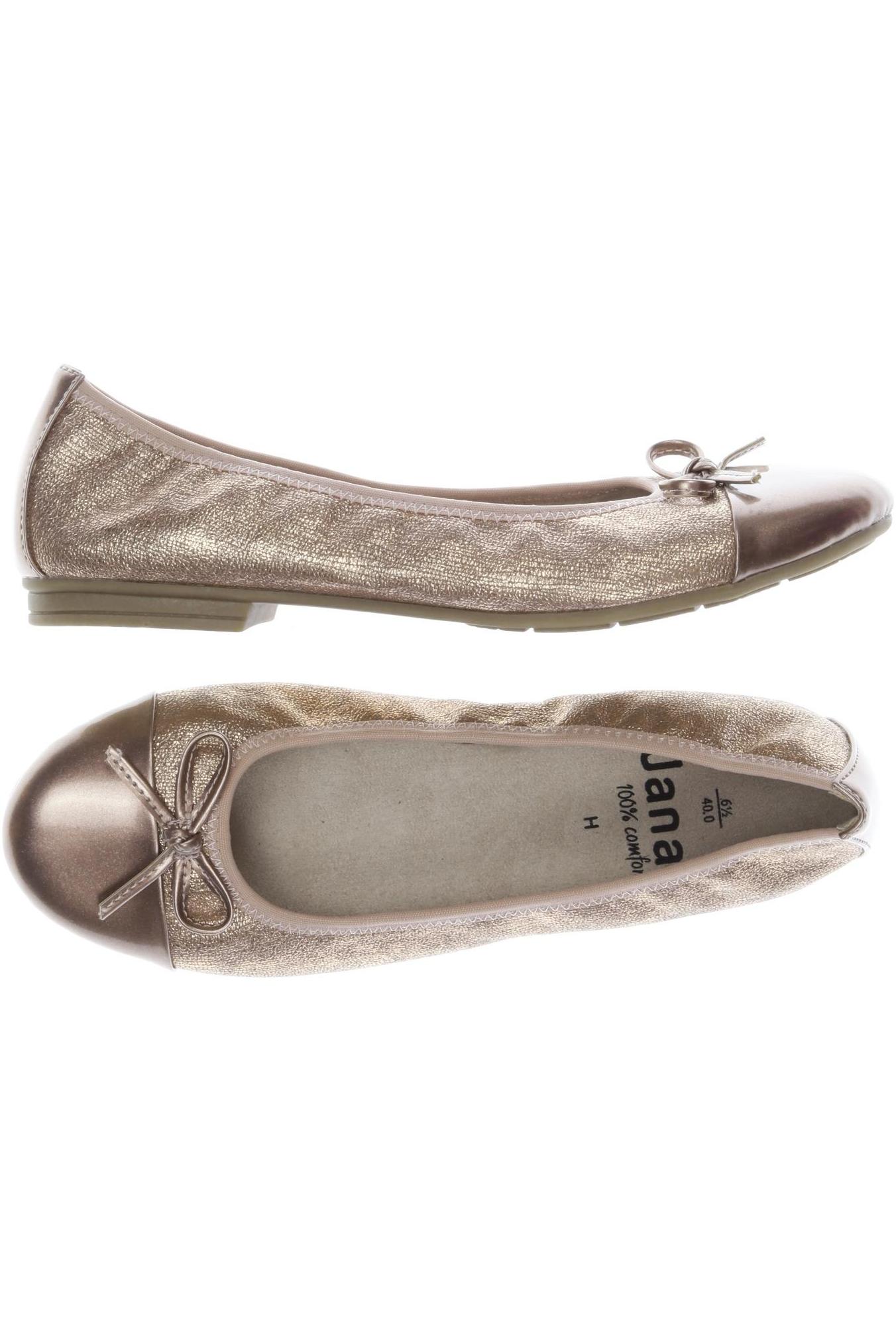 

Jana Damen Ballerinas, gold, Gr. 40