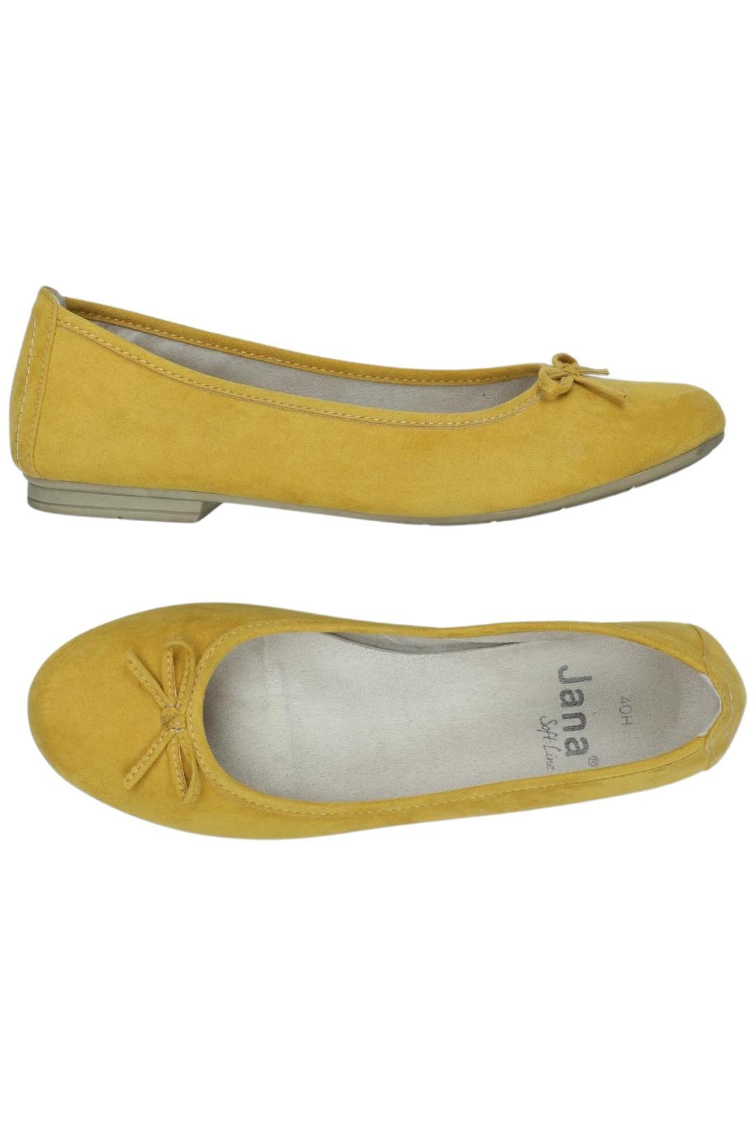 Thumbnail - Jana Damen Ballerinas, gelb, Gr. 40