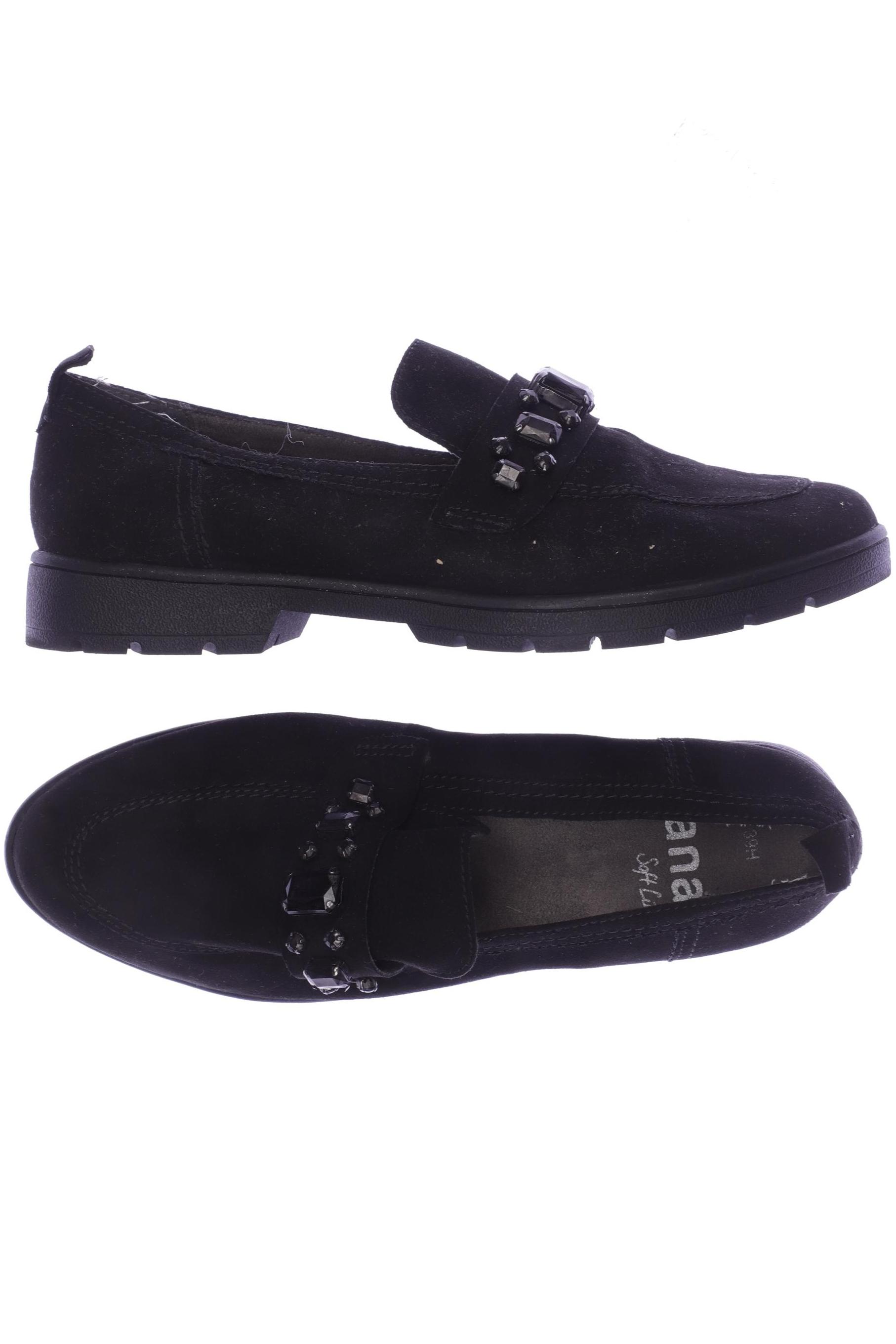 

Jana Damen Halbschuh, schwarz, Gr. 39