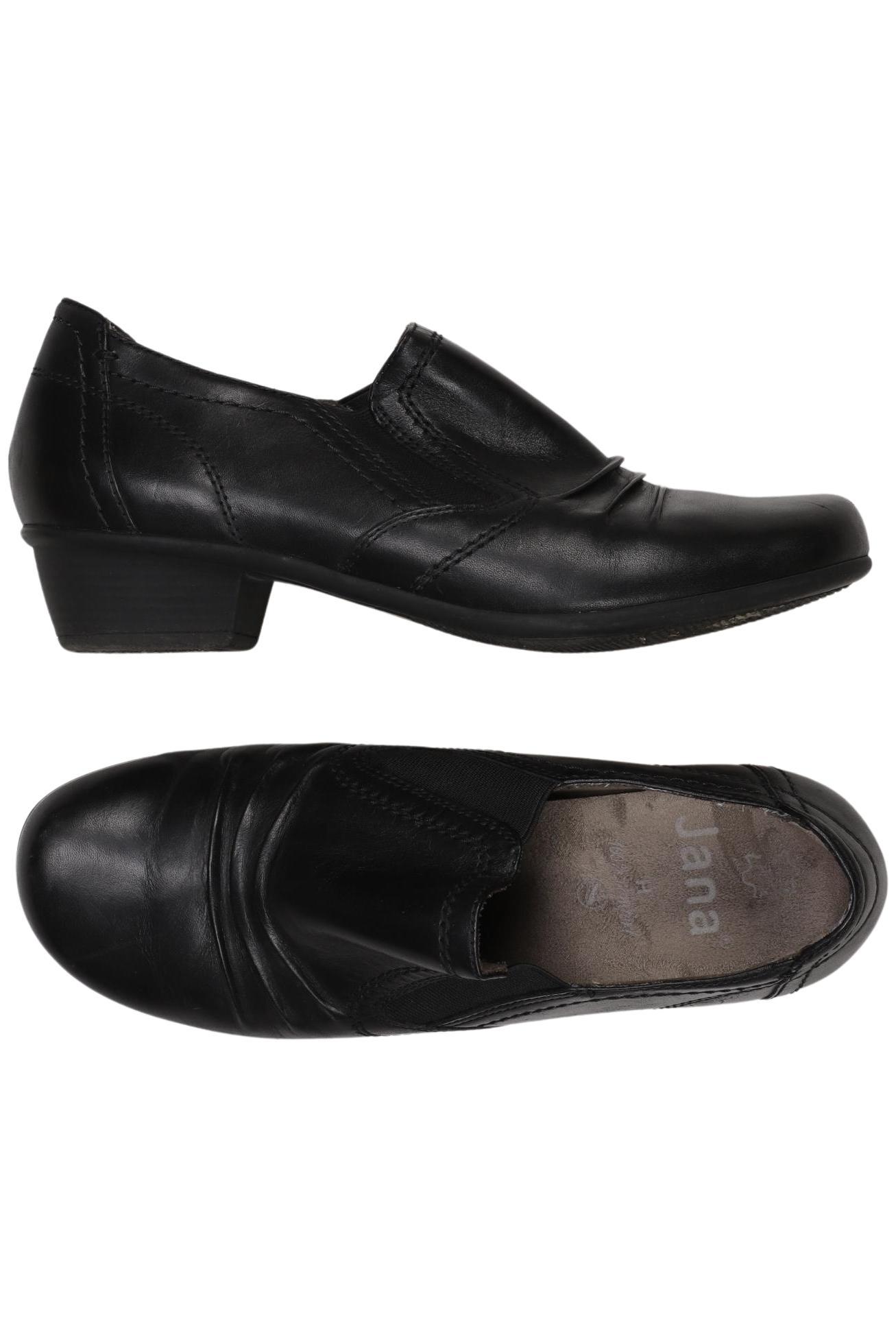 

Jana Damen Halbschuh, schwarz, Gr. 7