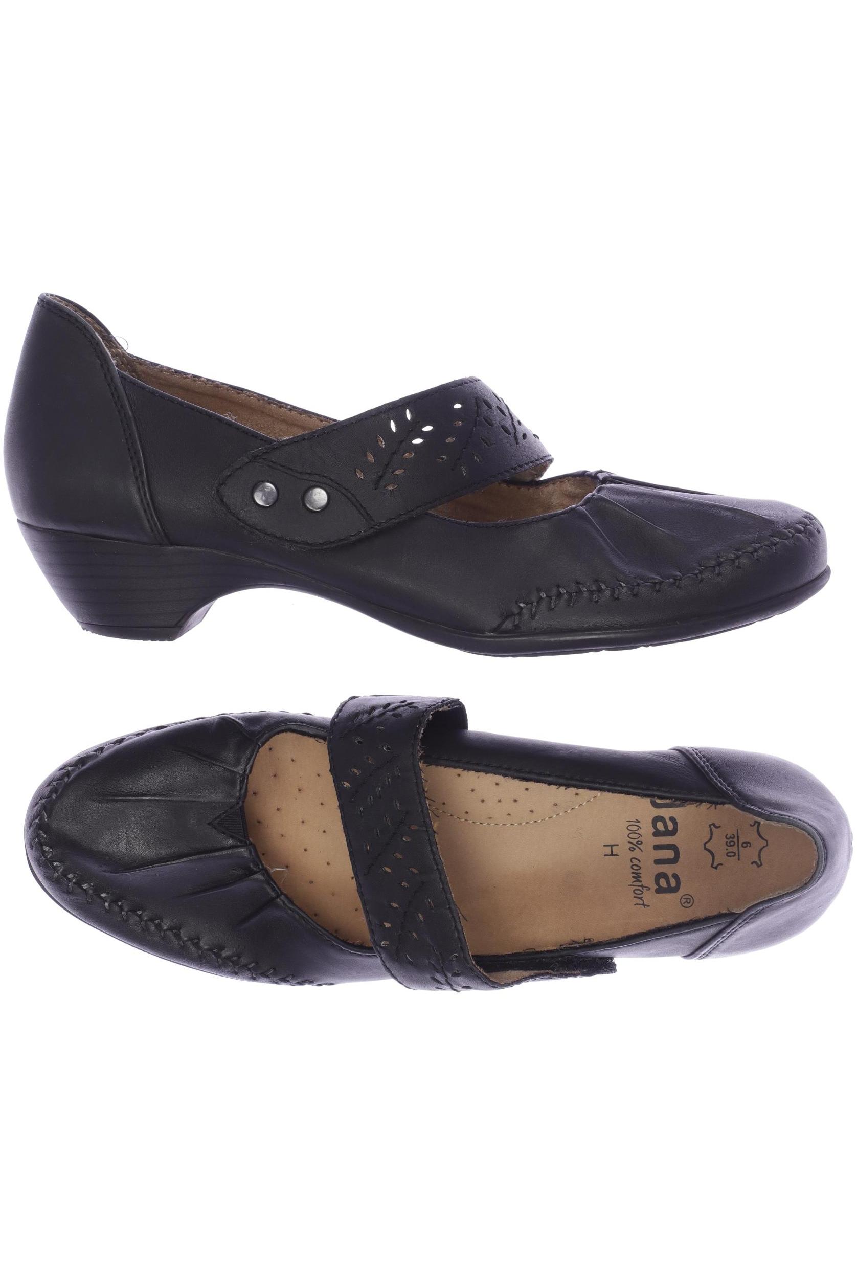 

Jana Damen Halbschuh, schwarz, Gr. 39