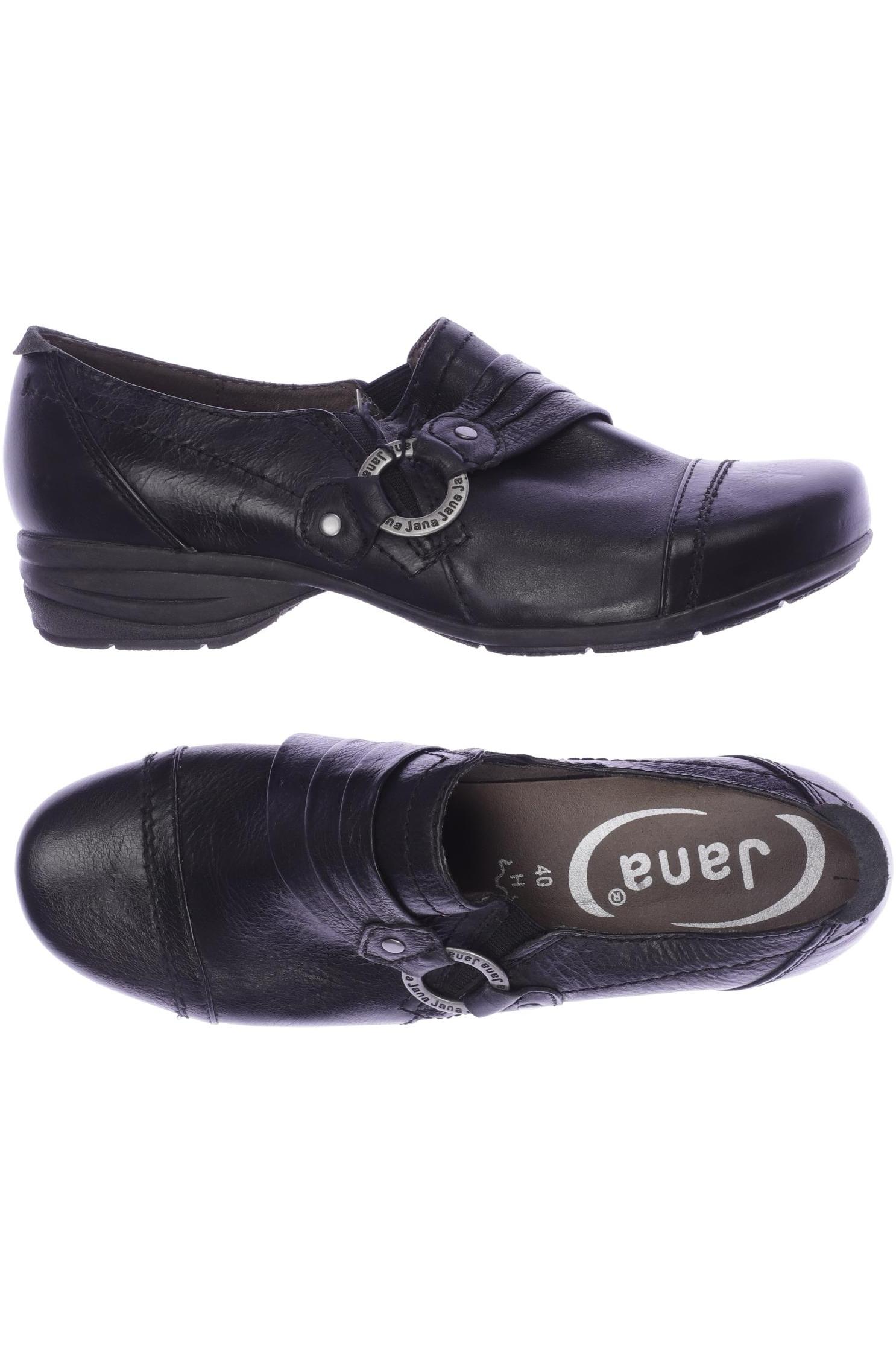 

Jana Damen Halbschuh, schwarz, Gr. 40