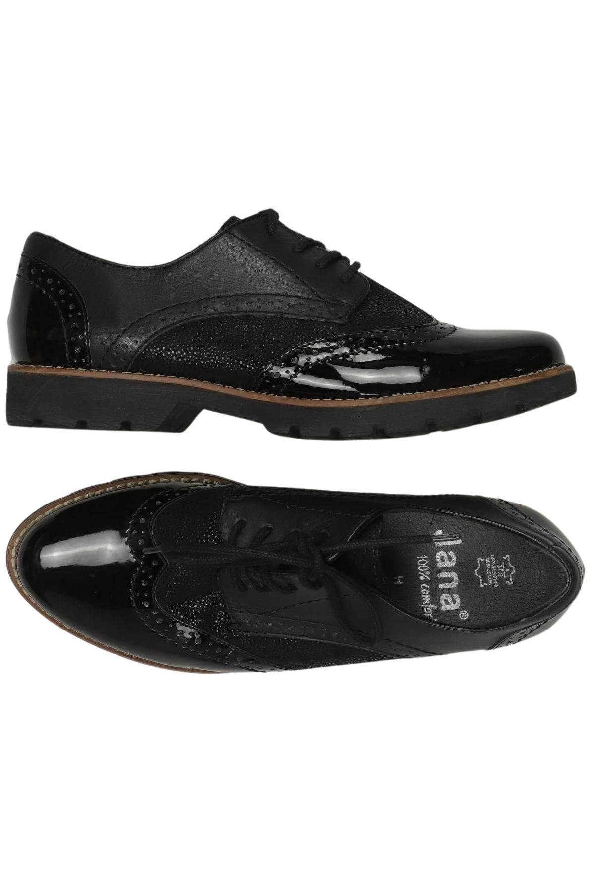 

Jana Damen Halbschuh, schwarz, Gr. 37