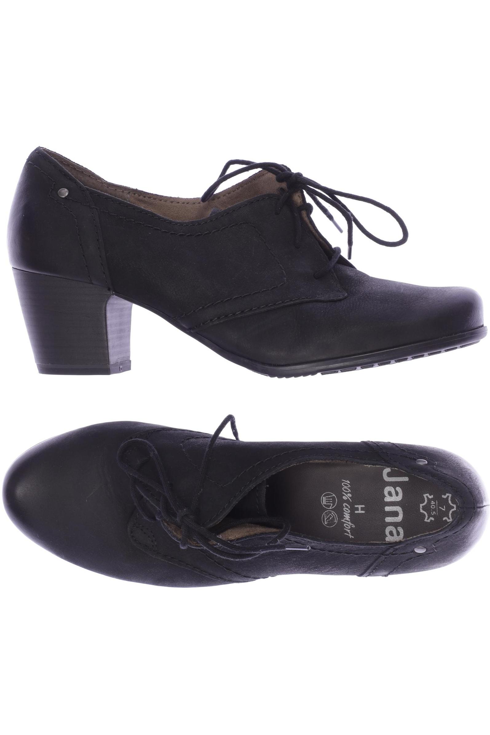 

Jana Damen Halbschuh, schwarz, Gr. 40.5