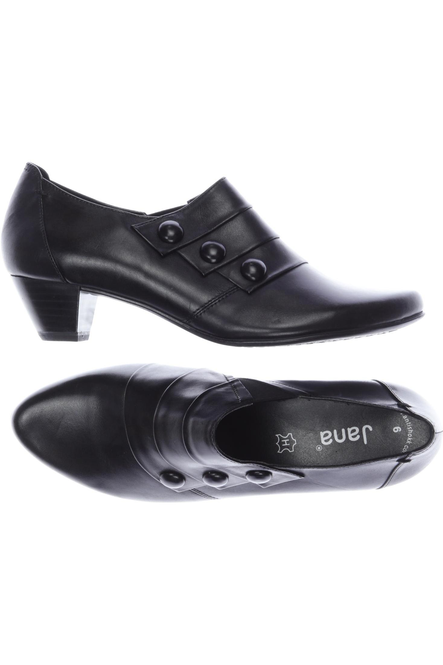 

Jana Damen Halbschuh, schwarz, Gr. 6