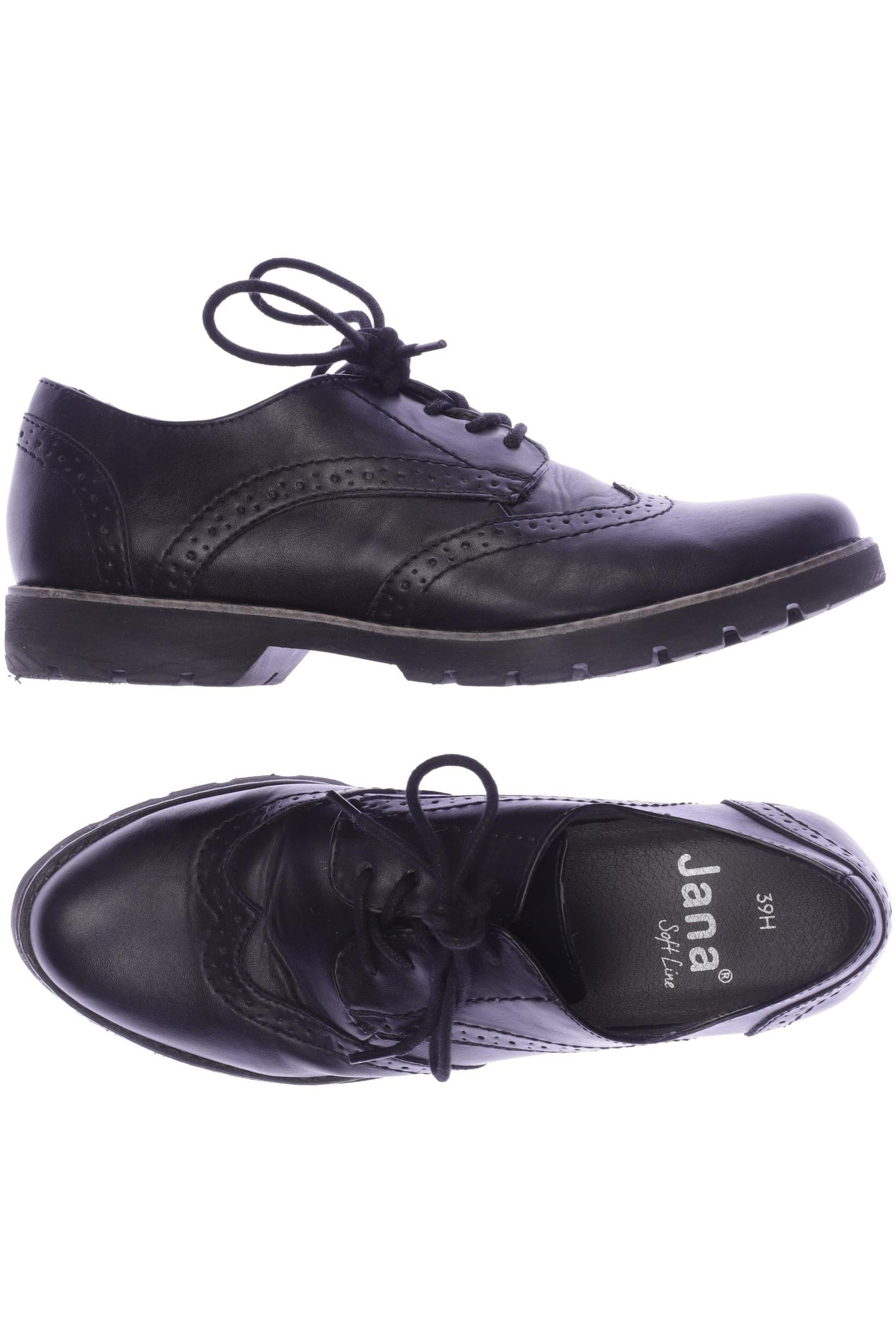 

Jana Damen Halbschuh, schwarz, Gr. 39