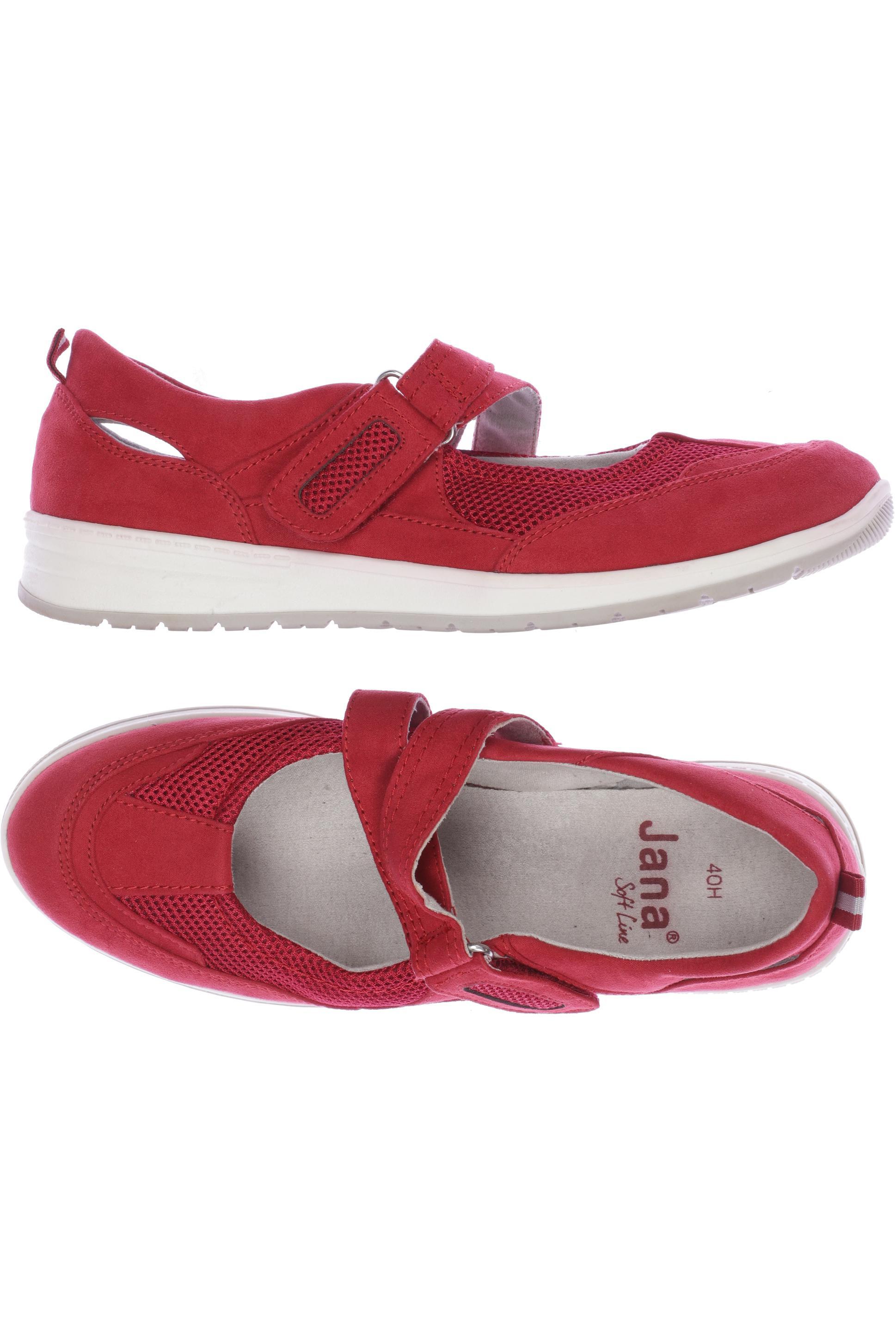 

Jana Damen Halbschuh, rot, Gr. 40