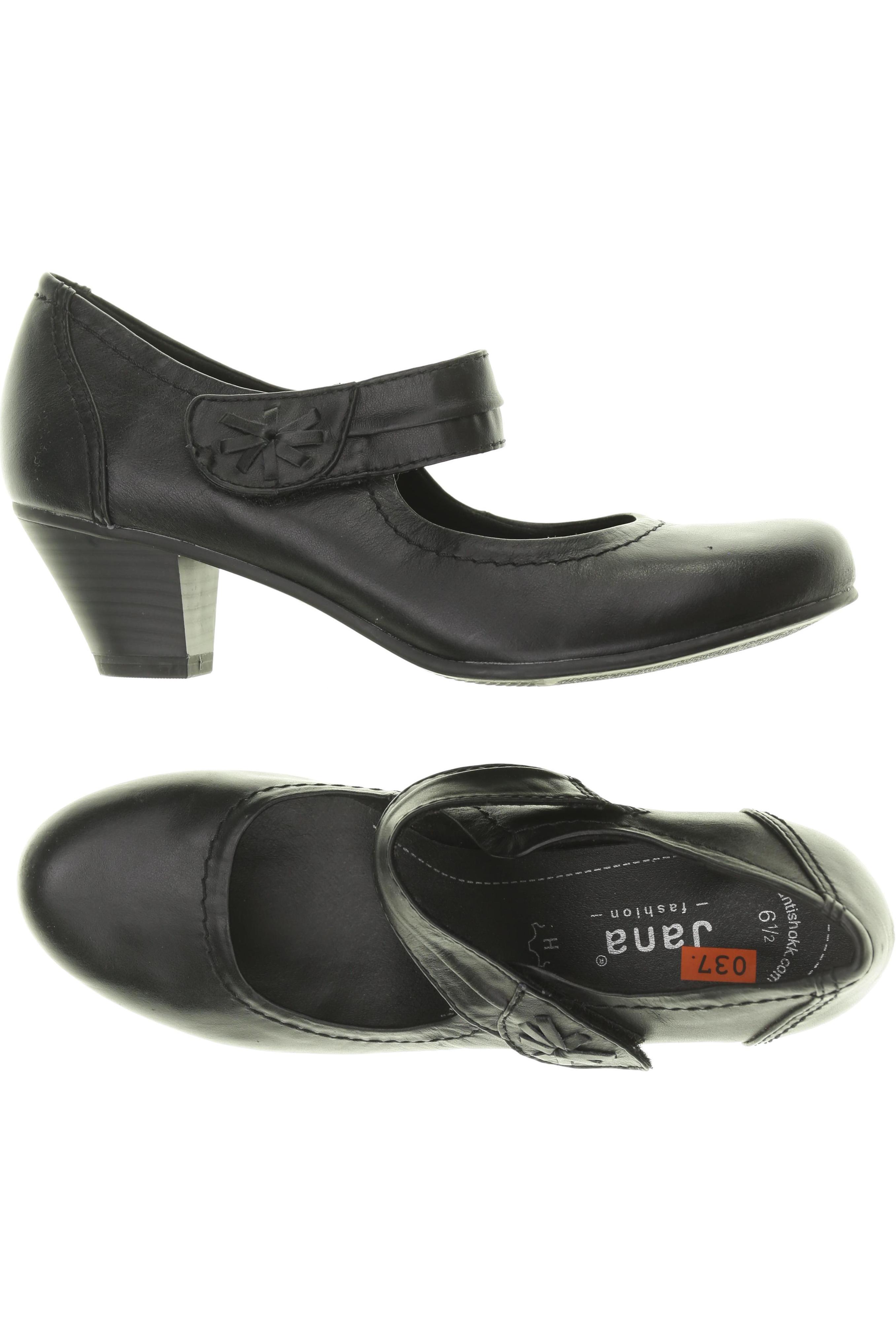 

Jana Damen Pumps, schwarz, Gr. 6.5