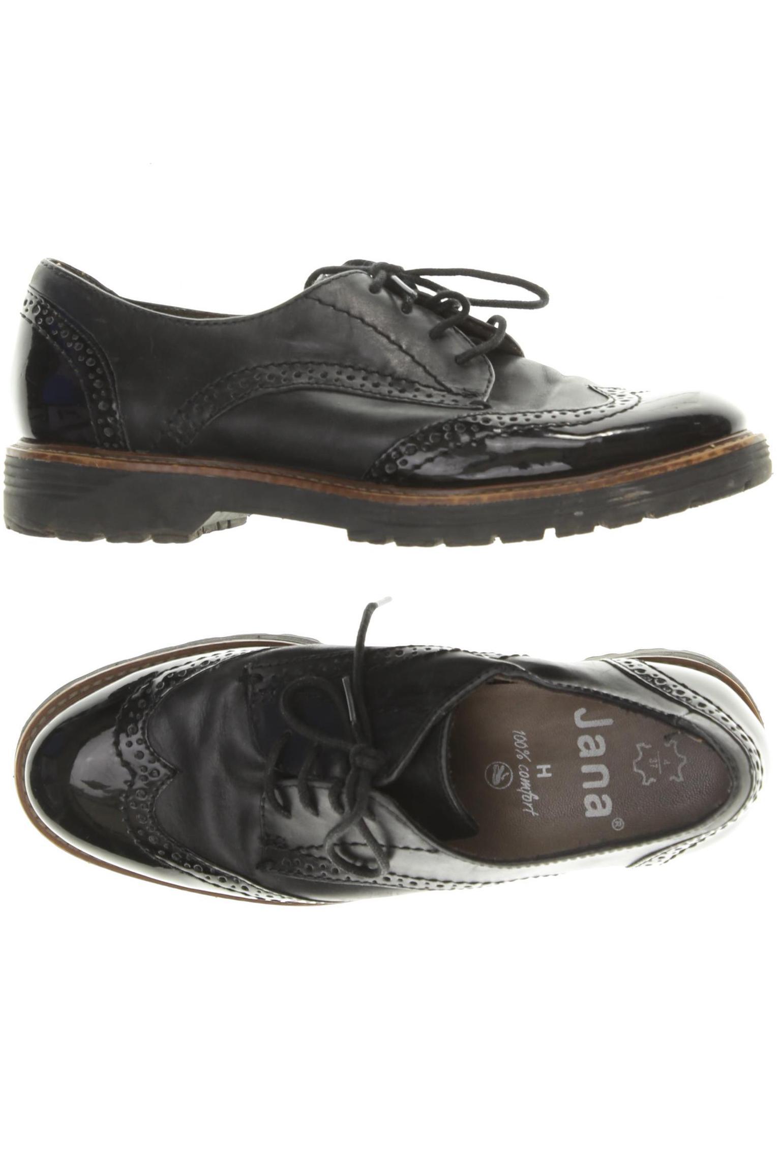 

Jana Damen Halbschuh, schwarz, Gr. 37